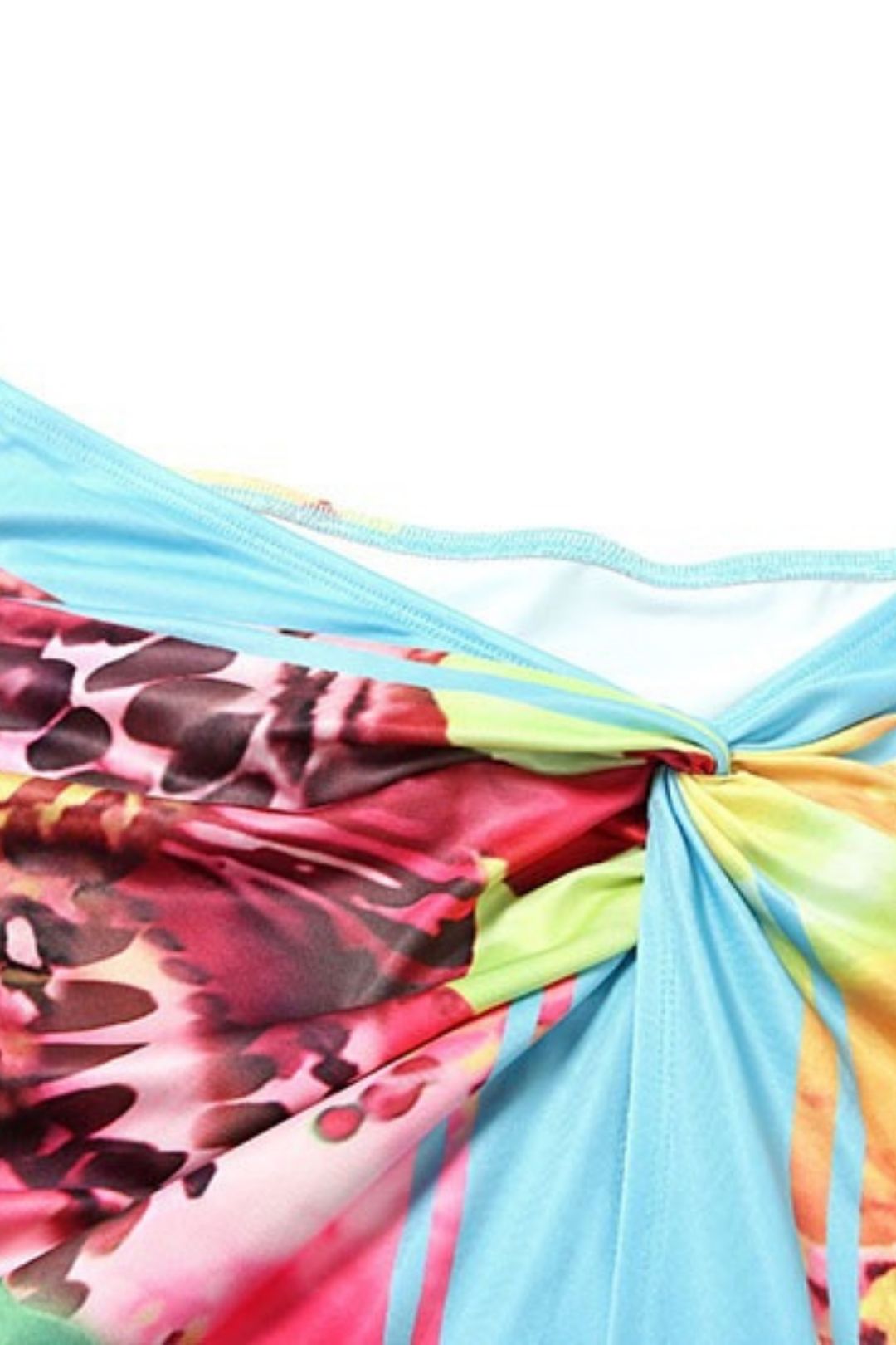 Sexy Halter Neck Backless Top And Slit Skirt Set