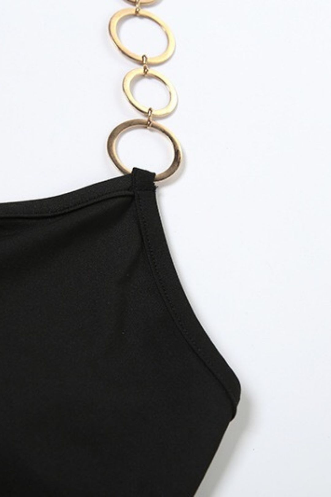 Sexy Hot Girl Backless Halter Neck Top High Waist Hip-hugging Short Skirt Set