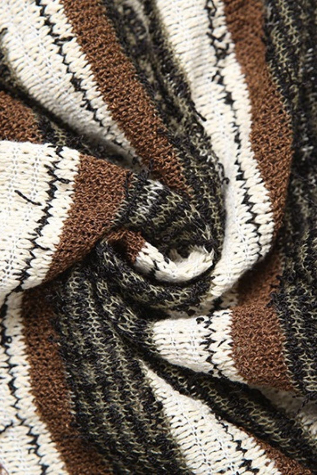 Sexy Halter Neck Striped Bikini Three-piece Set