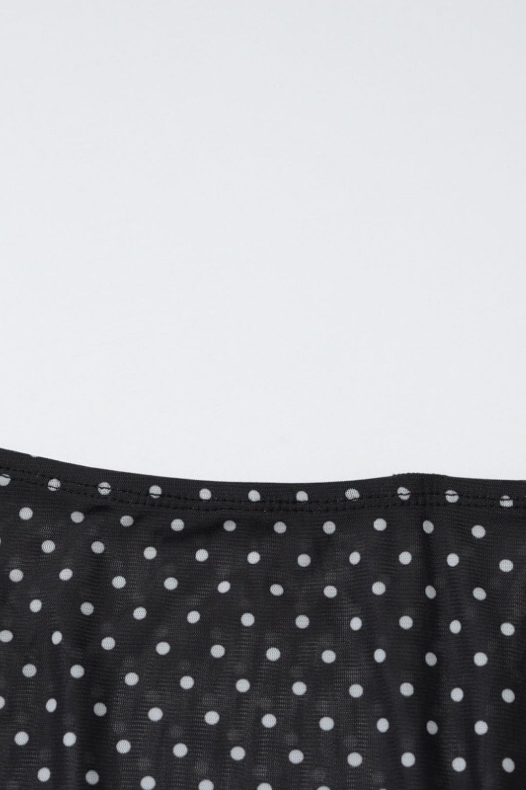 Elegant Retro Polka Dot Sleeveless Top And Long Skirt Set