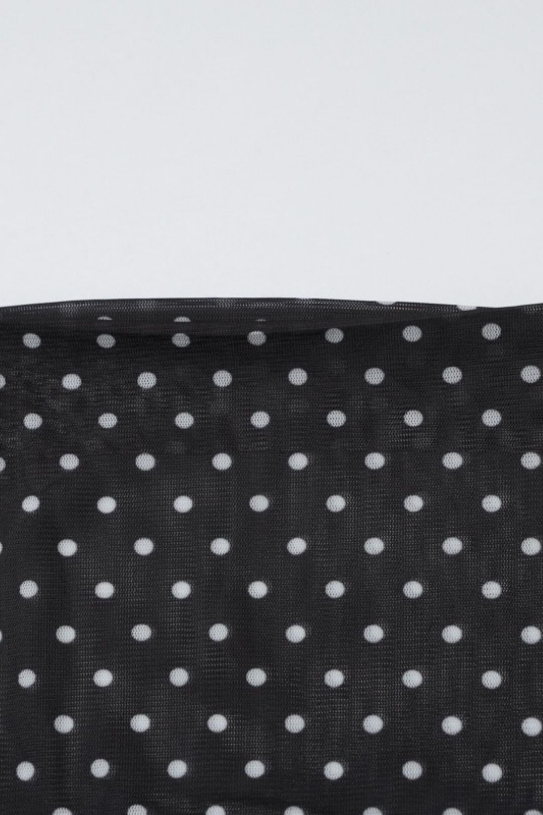 Elegant Retro Polka Dot Sleeveless Top And Long Skirt Set