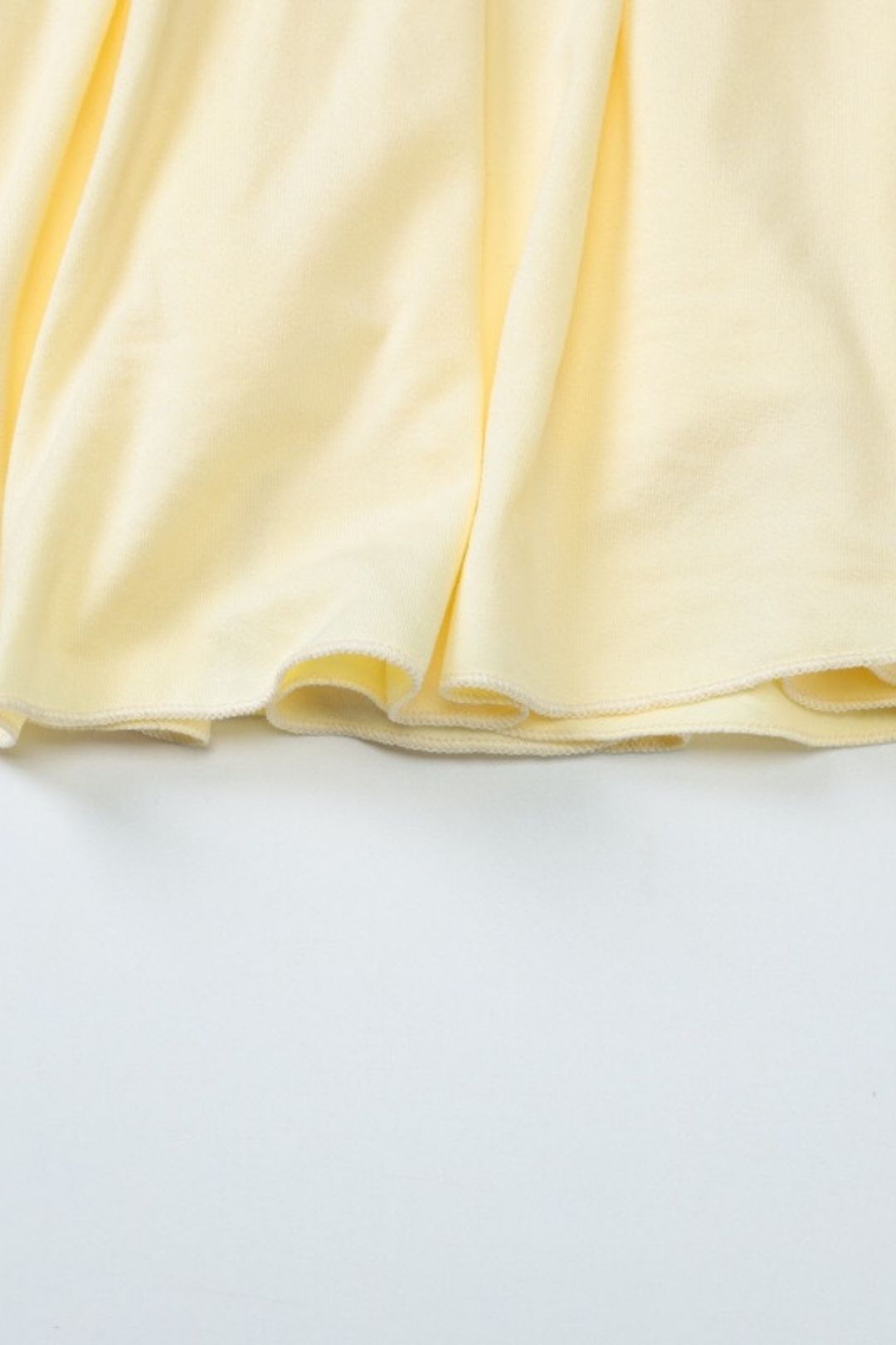 Sexy V-neck Solid Color Fresh Style Slim Fit Short Princess Long Sleeve Dress