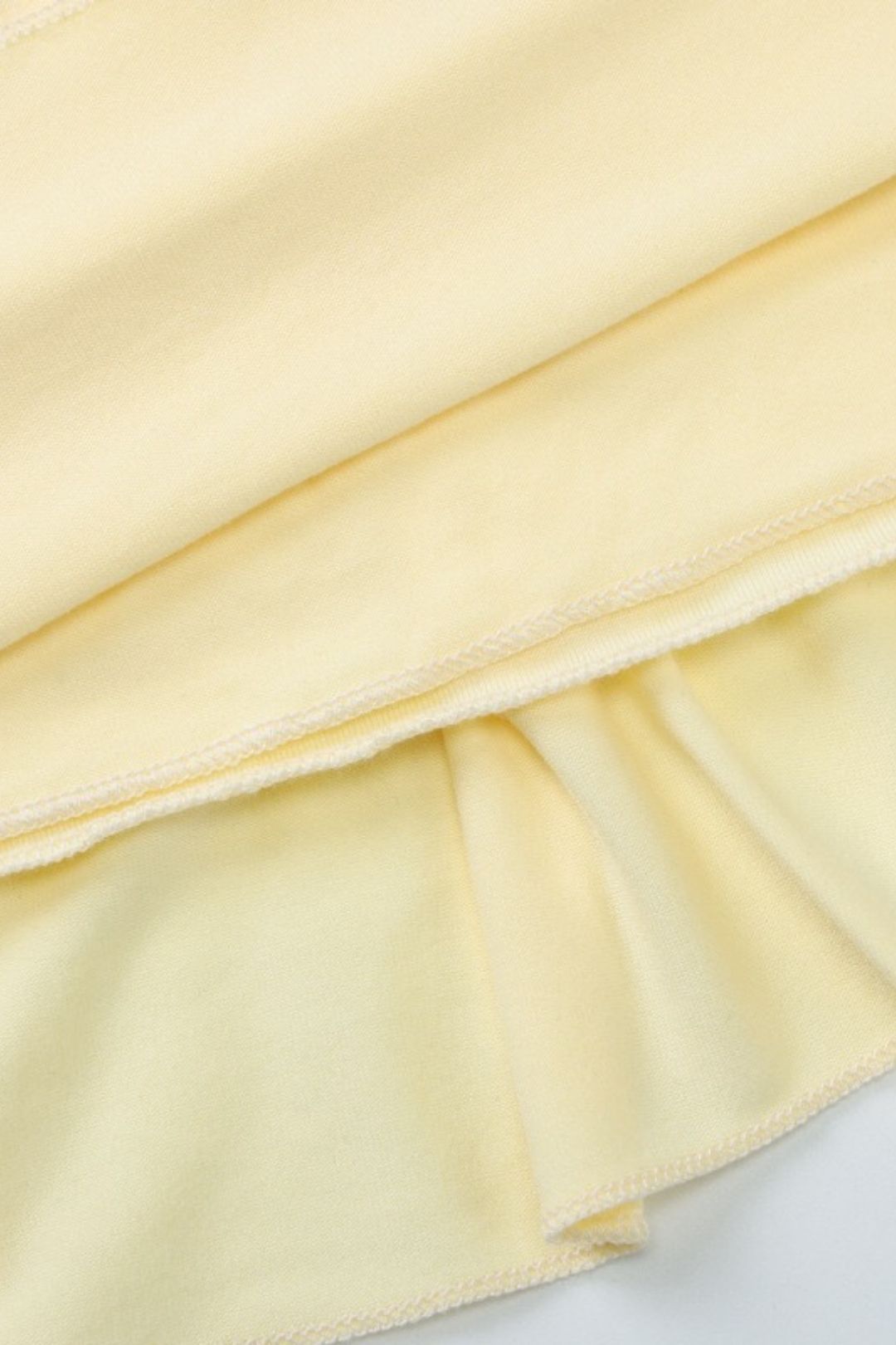 Sexy V-neck Solid Color Fresh Style Slim Fit Short Princess Long Sleeve Dress