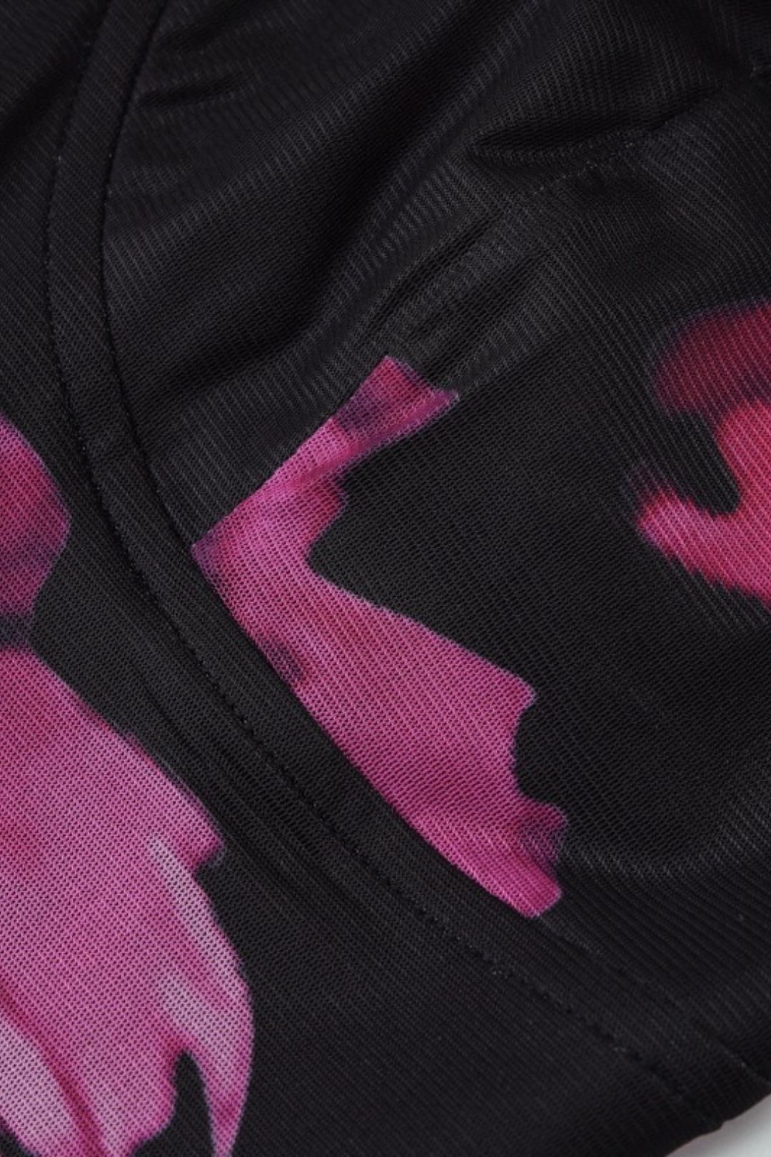 Sexy U-Neck Printed Slim Fit Long Dress