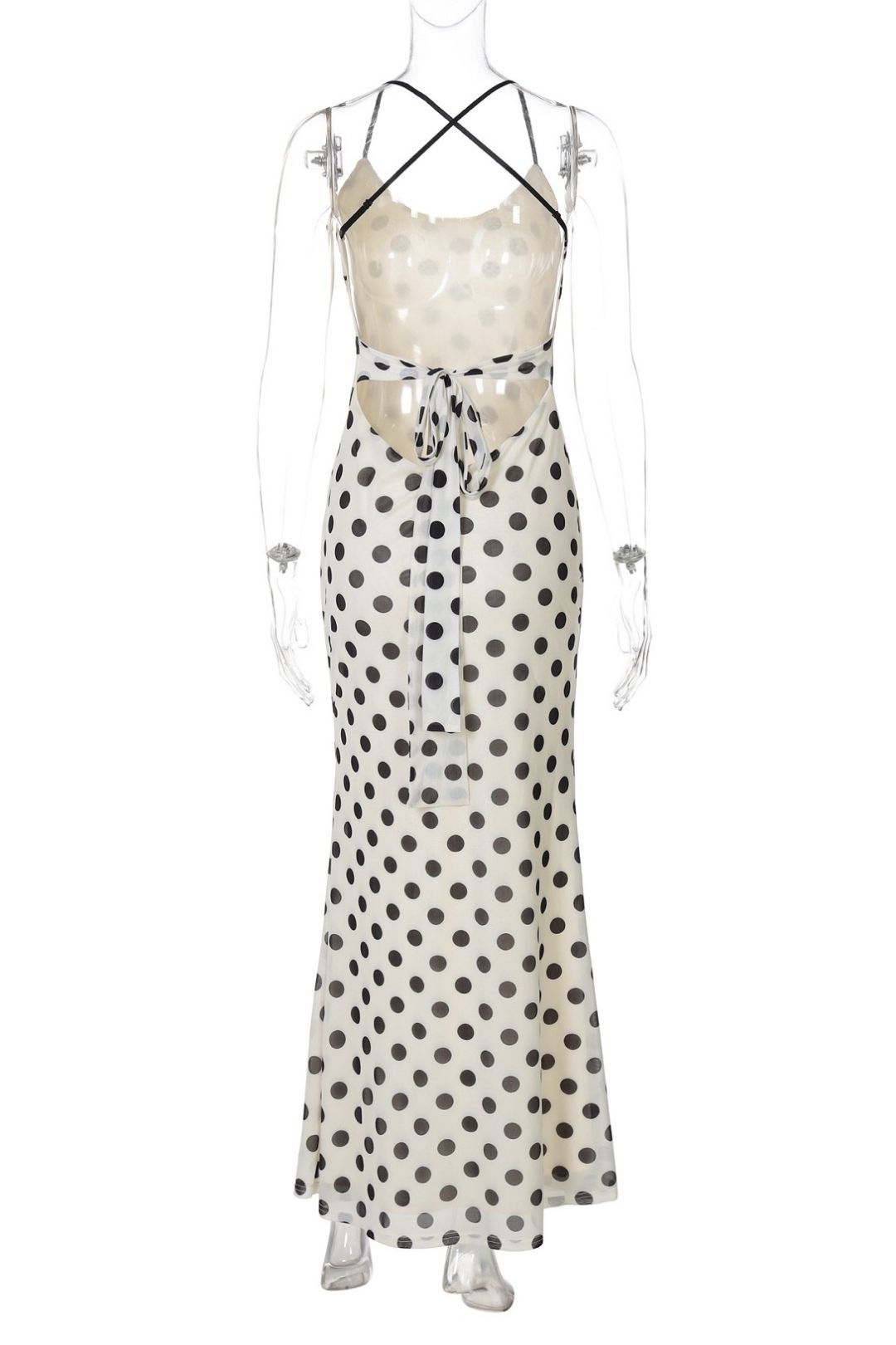 Sexy And Elegant Knee-Length Sleeveless Spaghetti Strap Dress