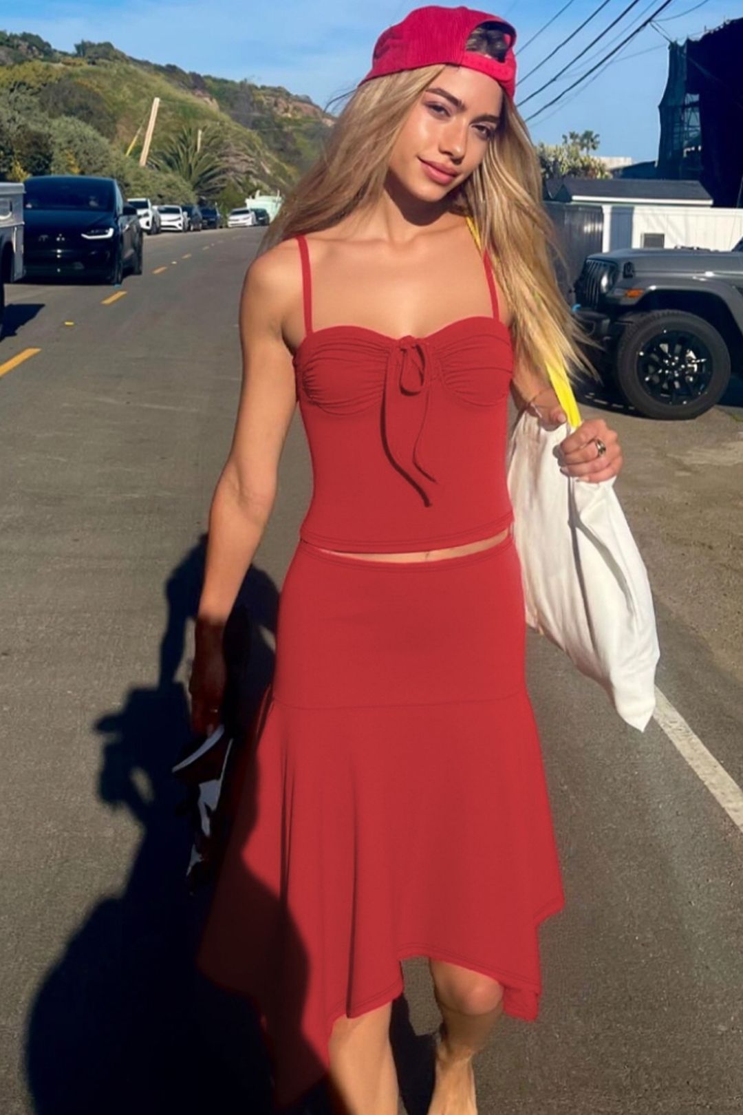 Single-strap Dress, Light And Airy Off-shoulder Long Dress Set