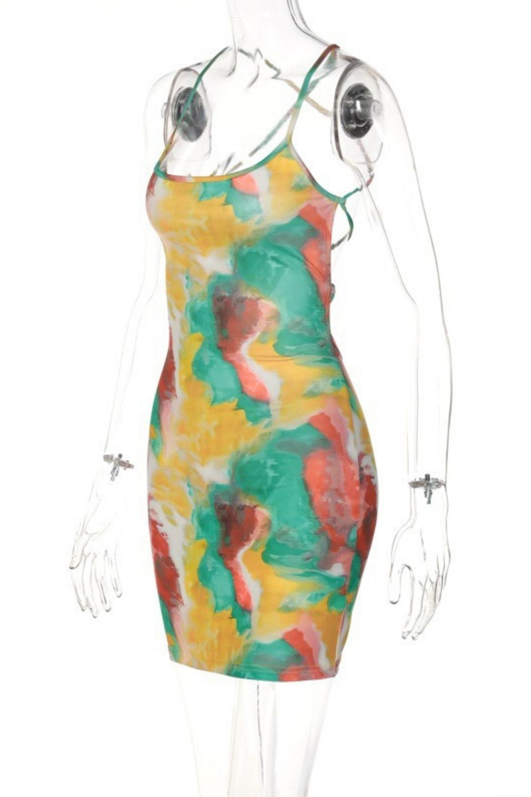 Sexy Backless Tie-waist Short Dress