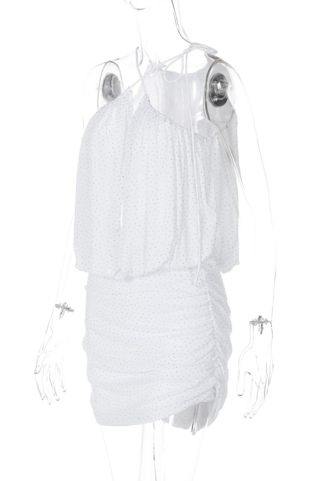 Sexy Cross-Strap Strapless Vest Dress