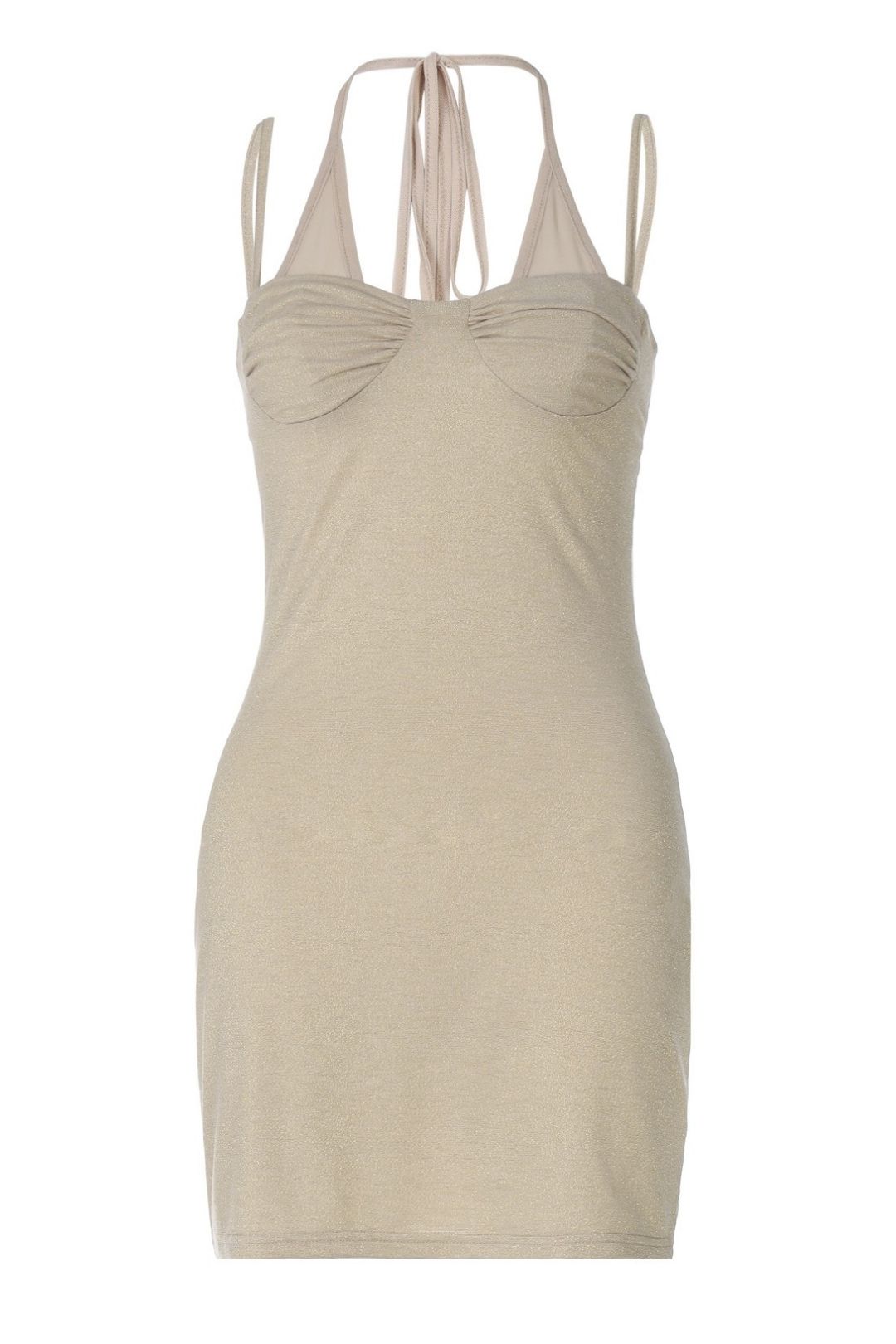 New Halter Neck Backless Slim Fit Printed Bodycon Dress