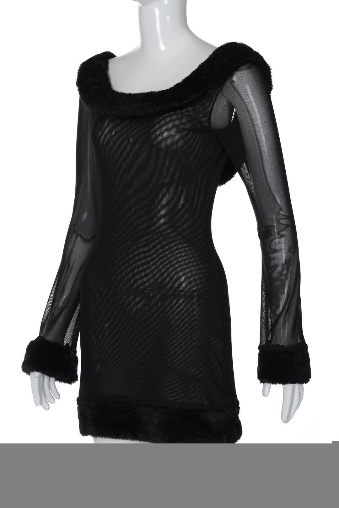 Sexy Long-sleeved Off-shoulder Elegant Slim-fit Evening Dress