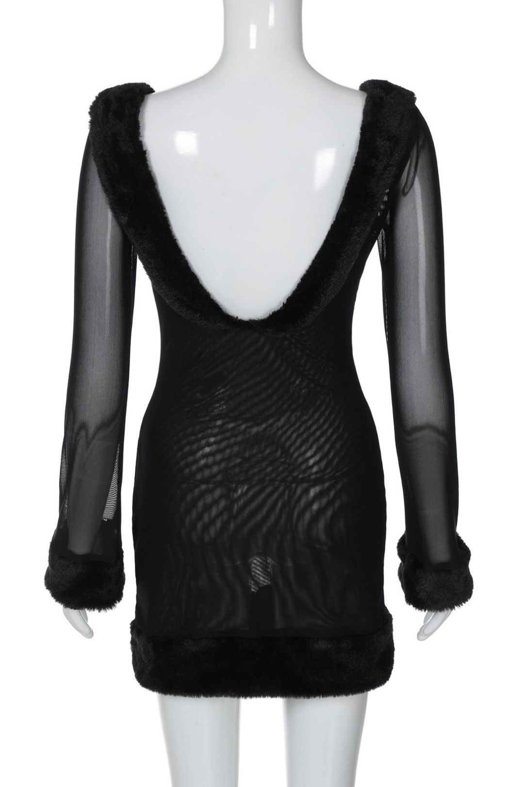 Sexy Long-sleeved Off-shoulder Elegant Slim-fit Evening Dress