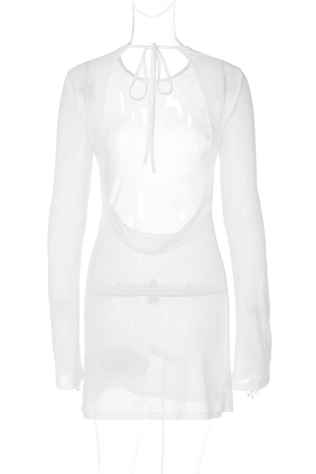 Sexy Beach Dress Cover-up Hollowed-out Vacation Dress