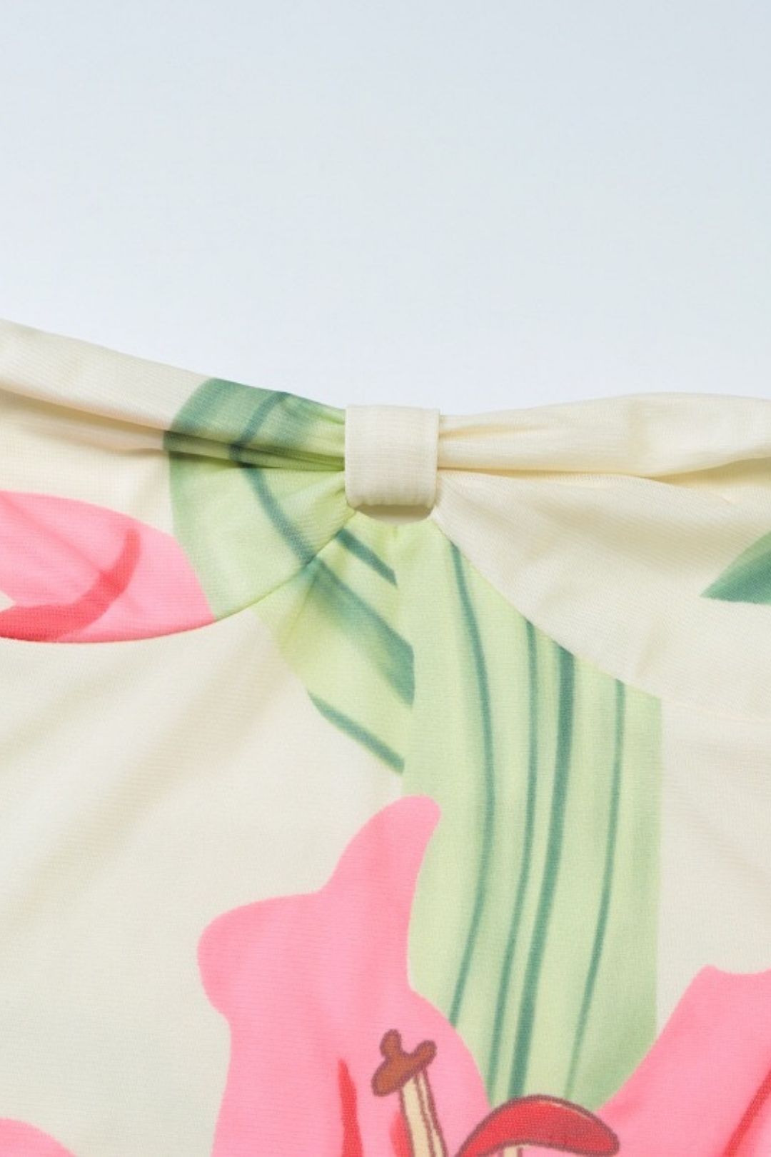 Sexy Bust-wrapped, High-waisted And Hip-wrapped Printed Skirt Suit