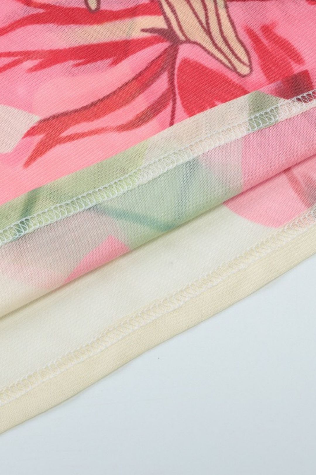 Sexy Bust-wrapped, High-waisted And Hip-wrapped Printed Skirt Suit