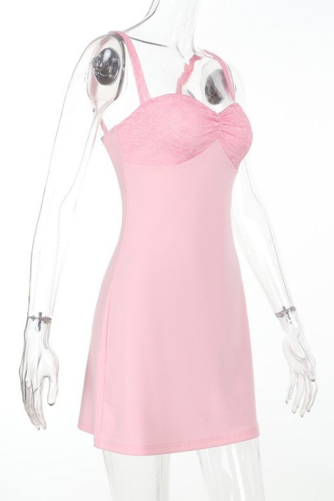 Sexy, Waist-cinching, Slimming Vest, Lace Bust Cup, Versatile Mini Dress