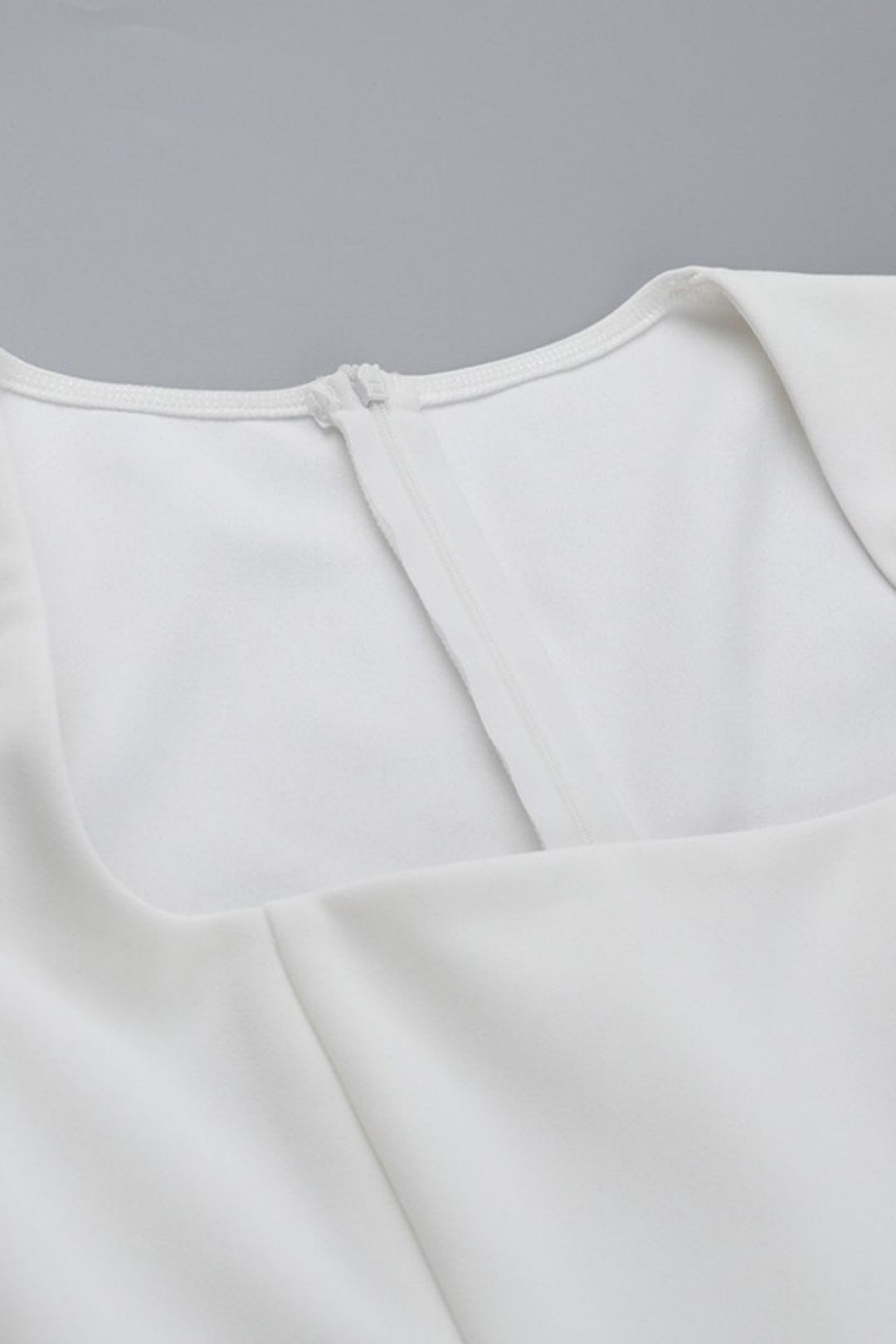 Elegant Short-Sleeved Square Neck Vest A-Line Mini Dress