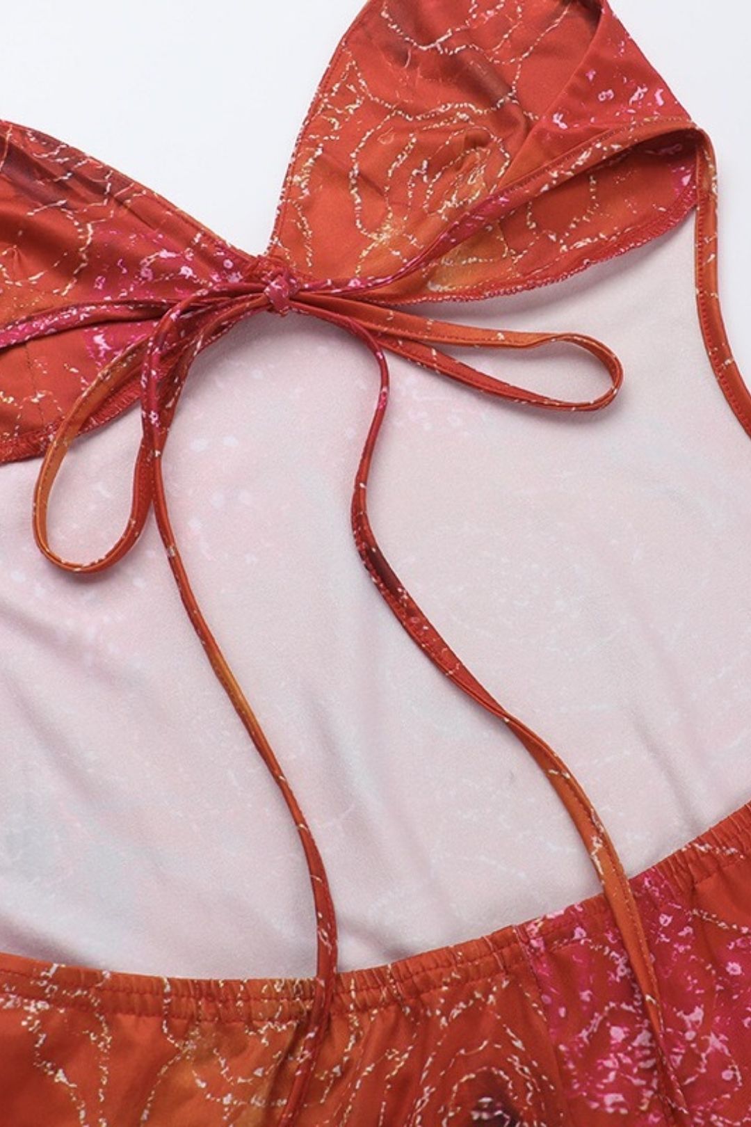 Sexy Printed Vacation Dress