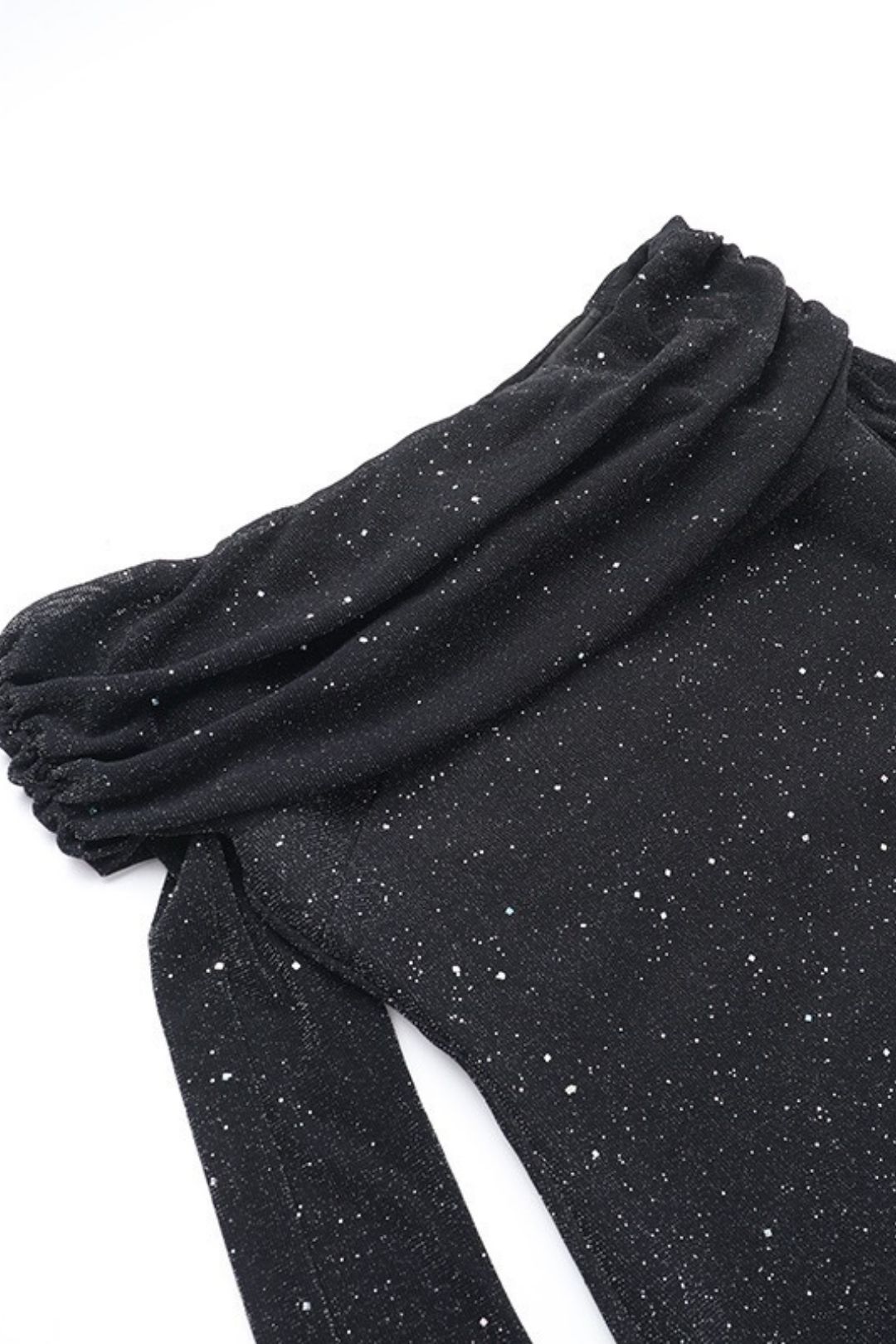 Elegant Slim Fit Sequin Off-Shoulder Dress