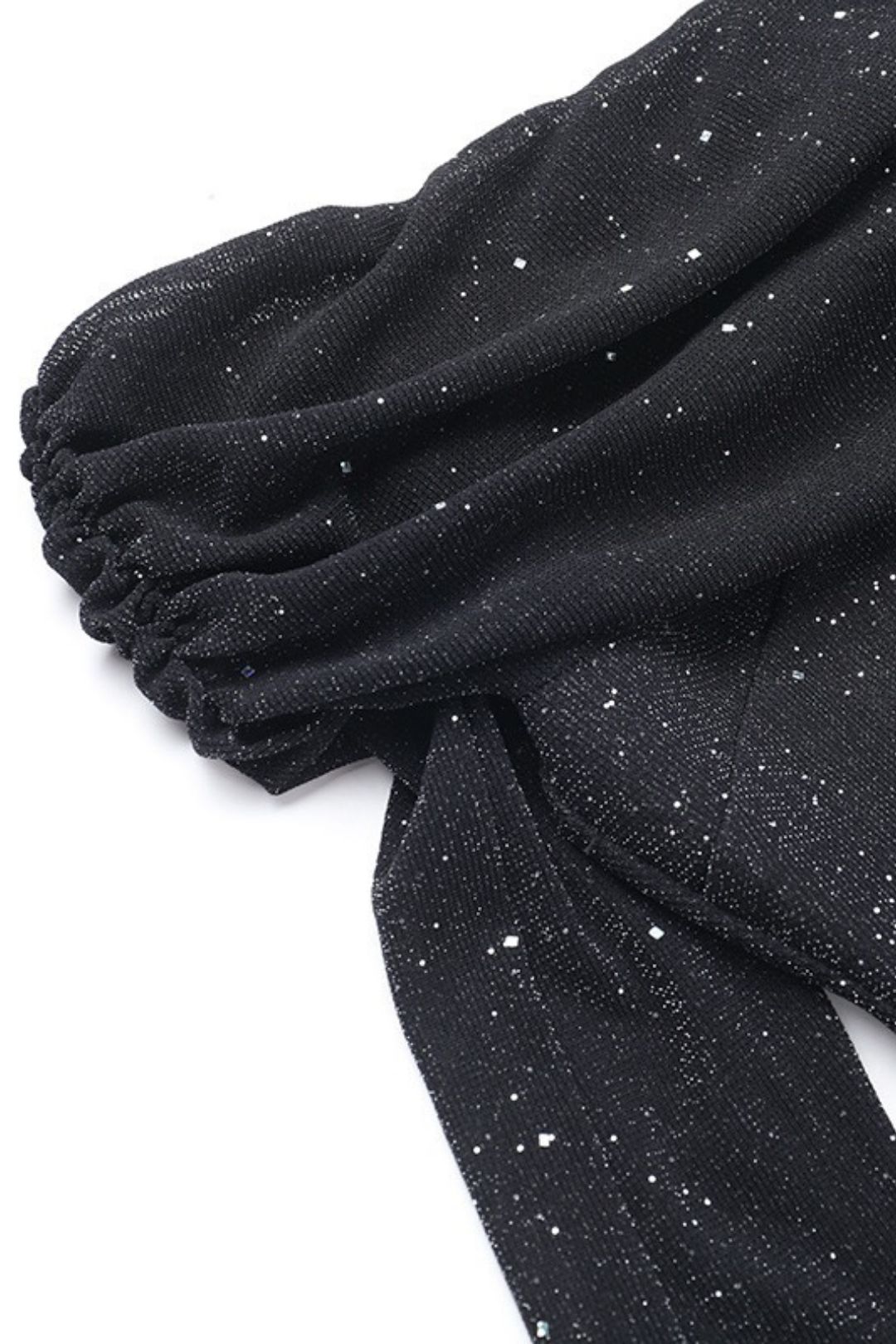 Elegant Slim Fit Sequin Off-Shoulder Dress