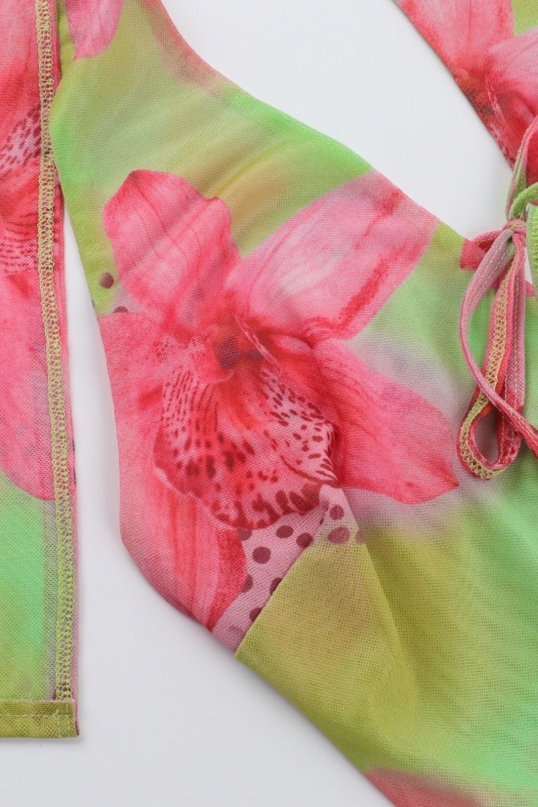 Printed Backless Vacation Dress