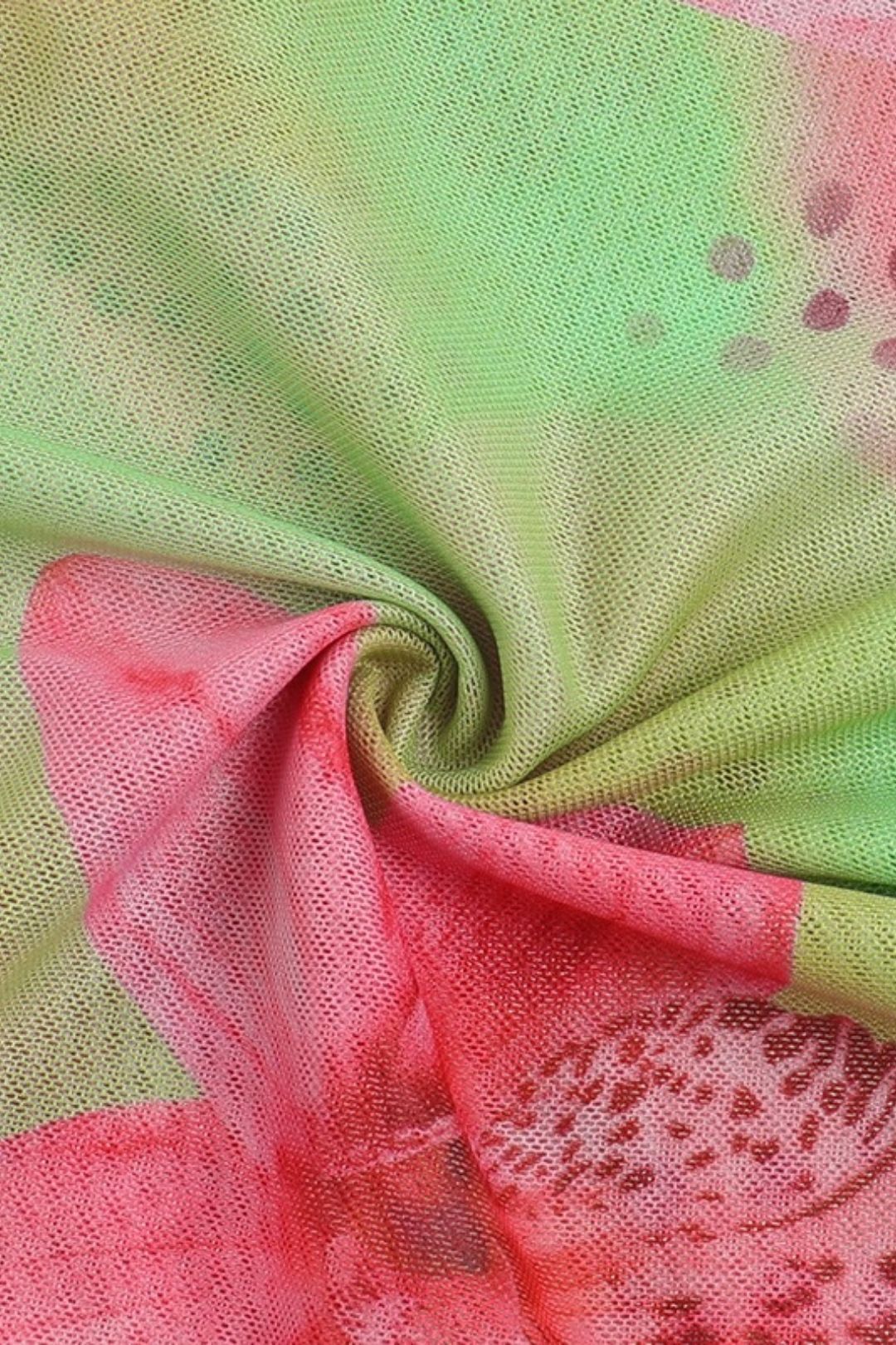 Printed Backless Vacation Dress