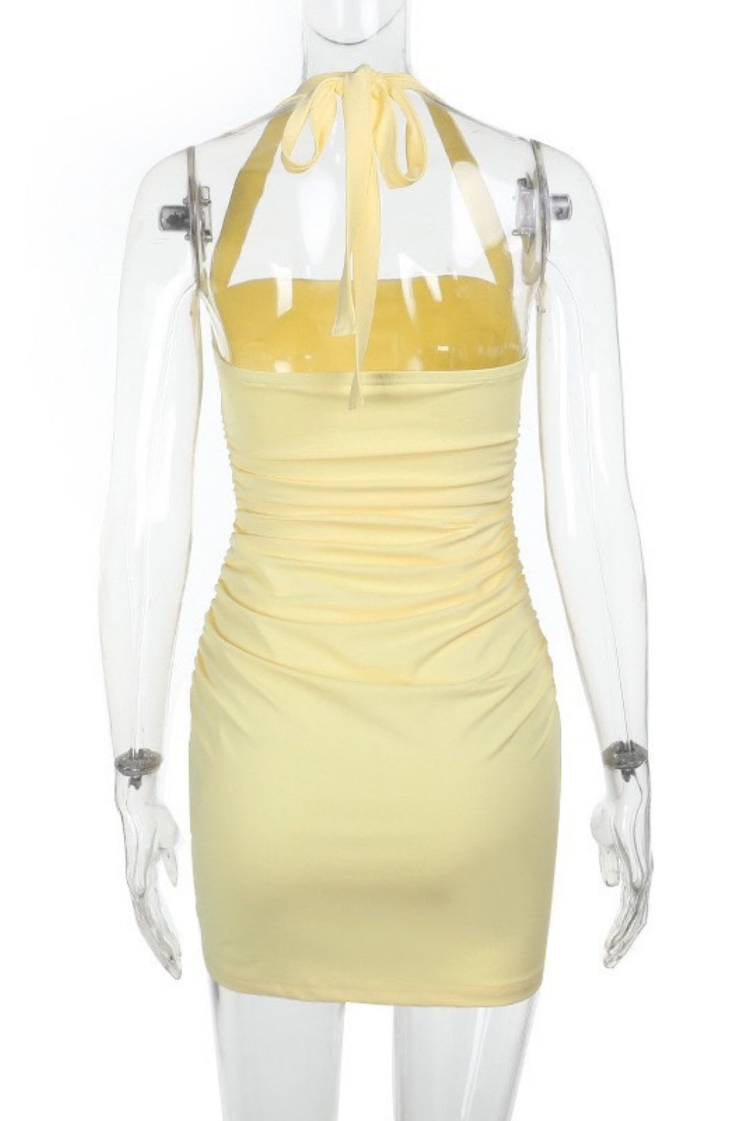 Gathered Slim Fit Bodycon Skirt