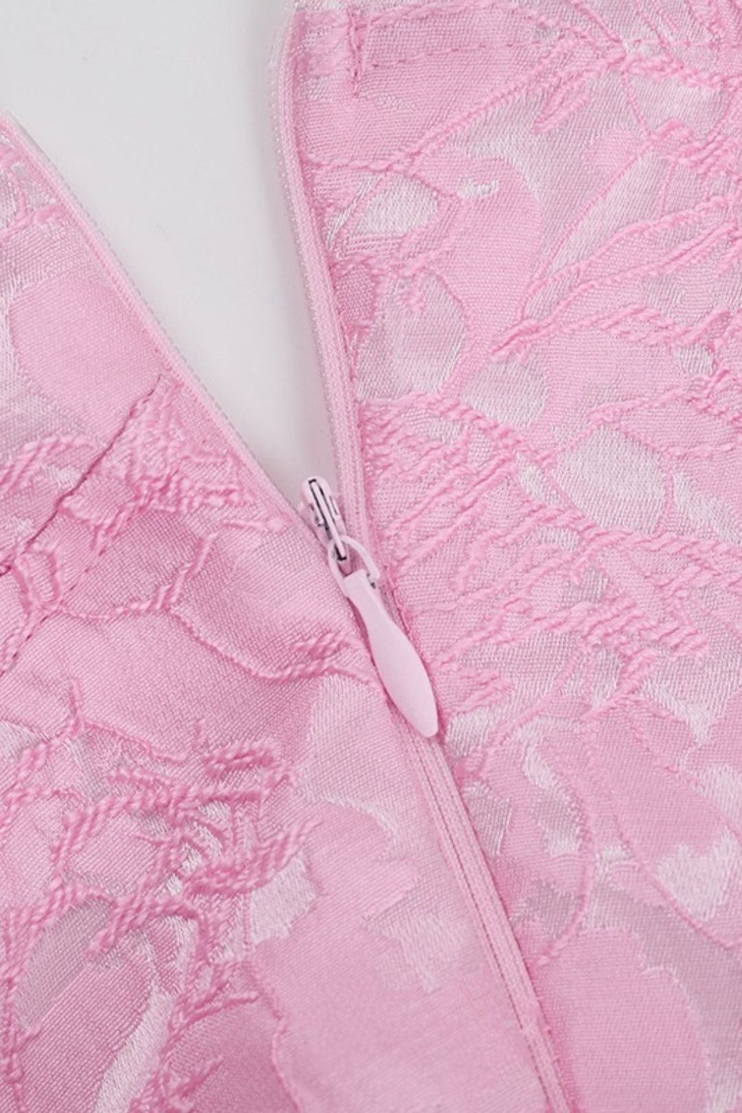 Sexy Sleeveless Halter Neck Jacquard V-neck Jacquard Bow Elegant Dress