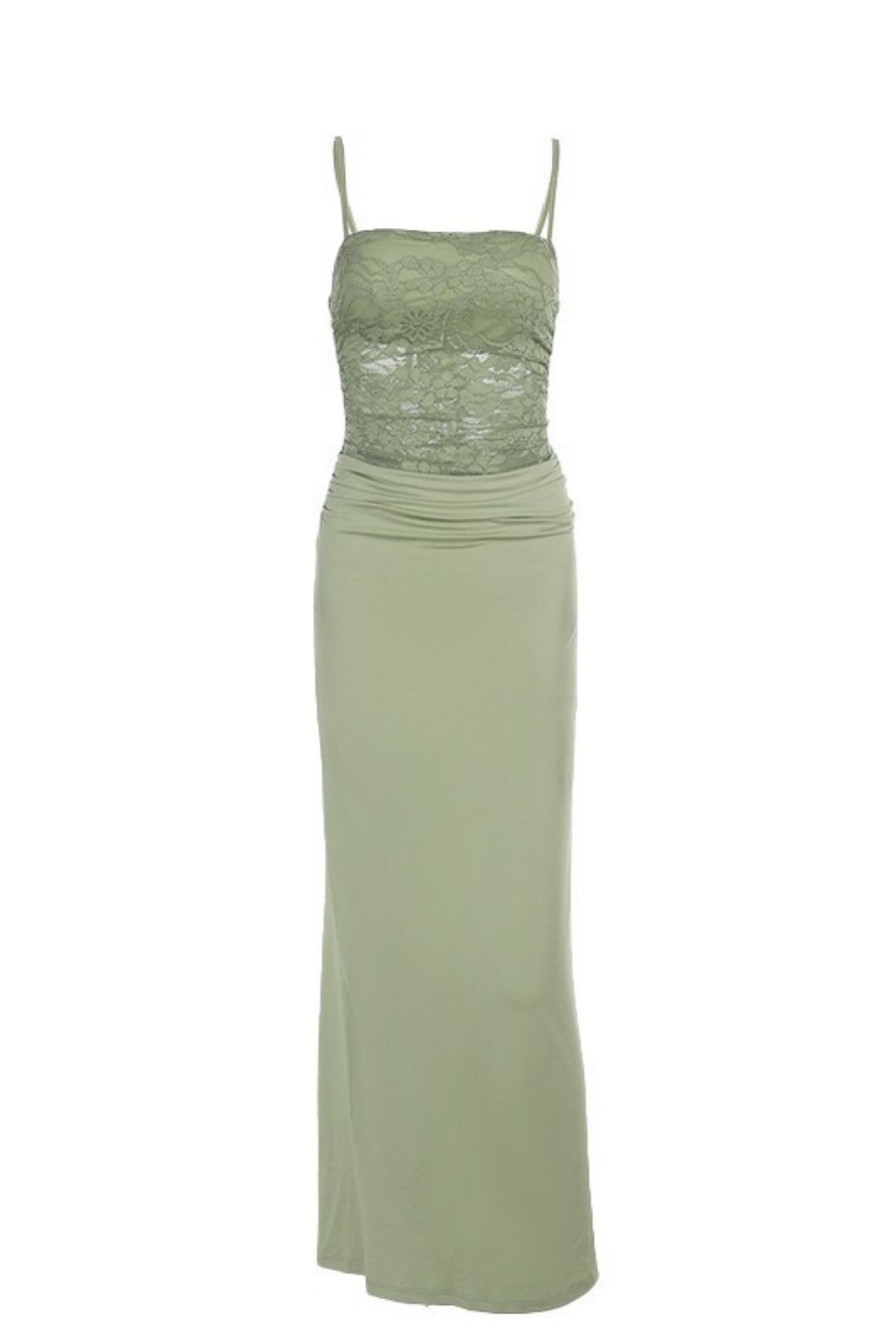 Sexy Lace Slim Fit Dress Hot Girl Waist-cinching  Long Dress