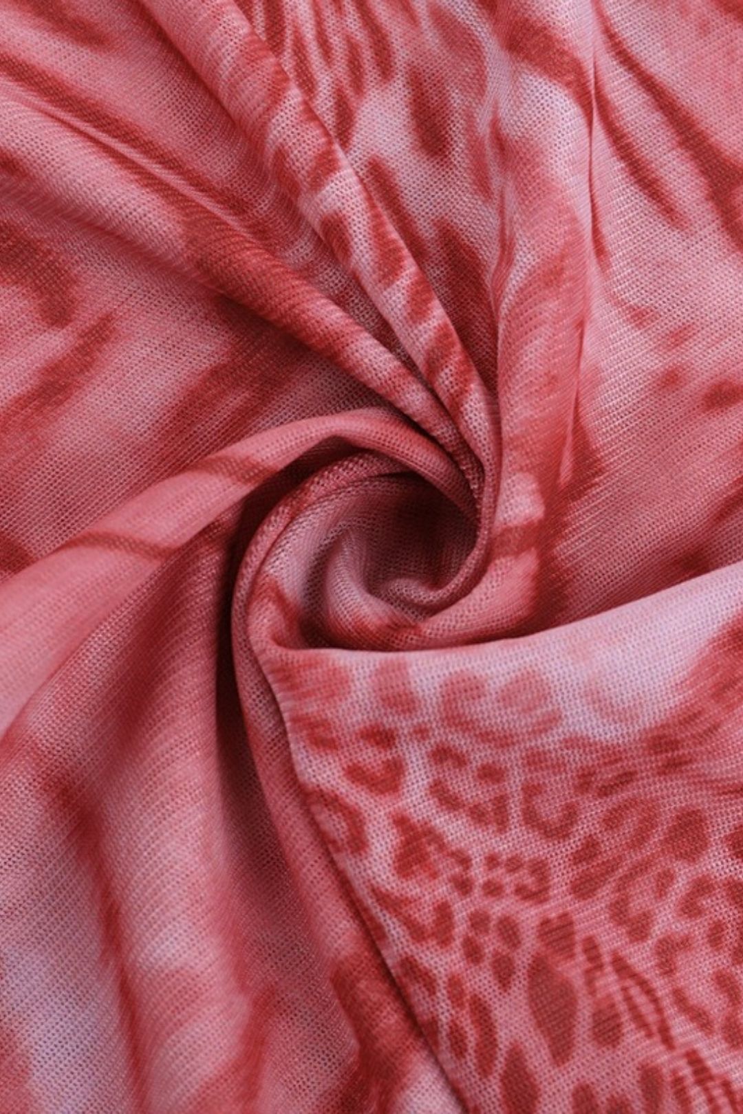 Sexy Print Leopard V-neck Dress