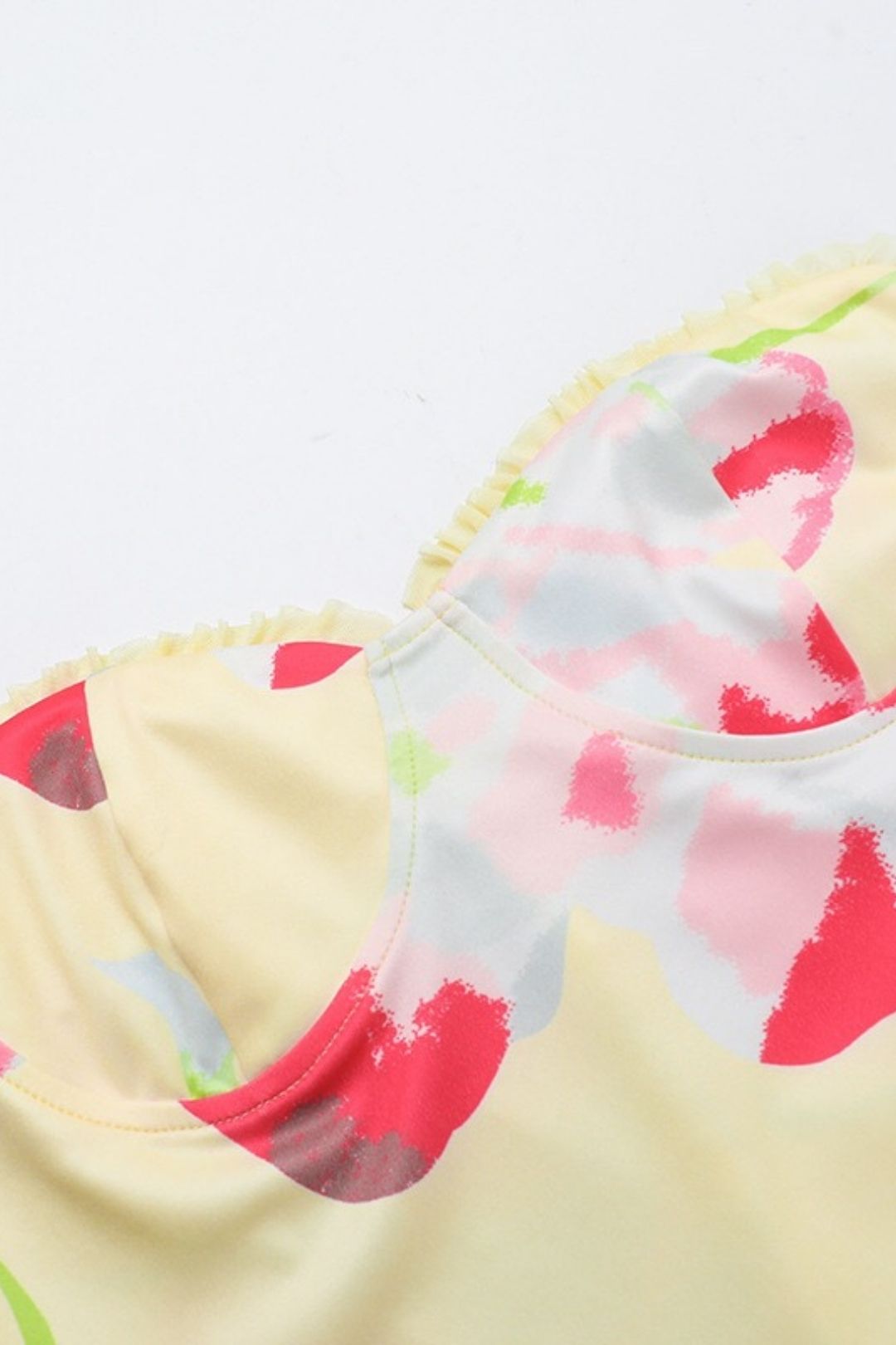 Elegant Casual Versatile Printed Strapless Bodycon Mini Skirt