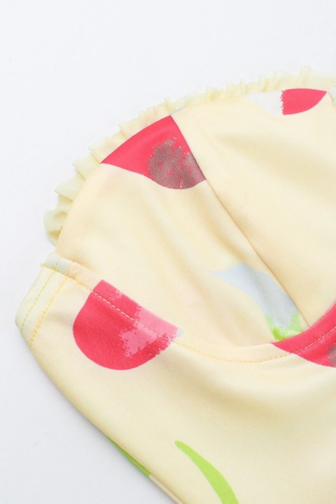 Elegant Casual Versatile Printed Strapless Bodycon Mini Skirt