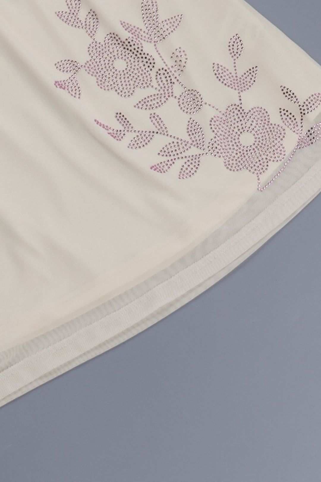 Elegant Casual Slim Fit Rhinestone Camisole Top And Skirt Set