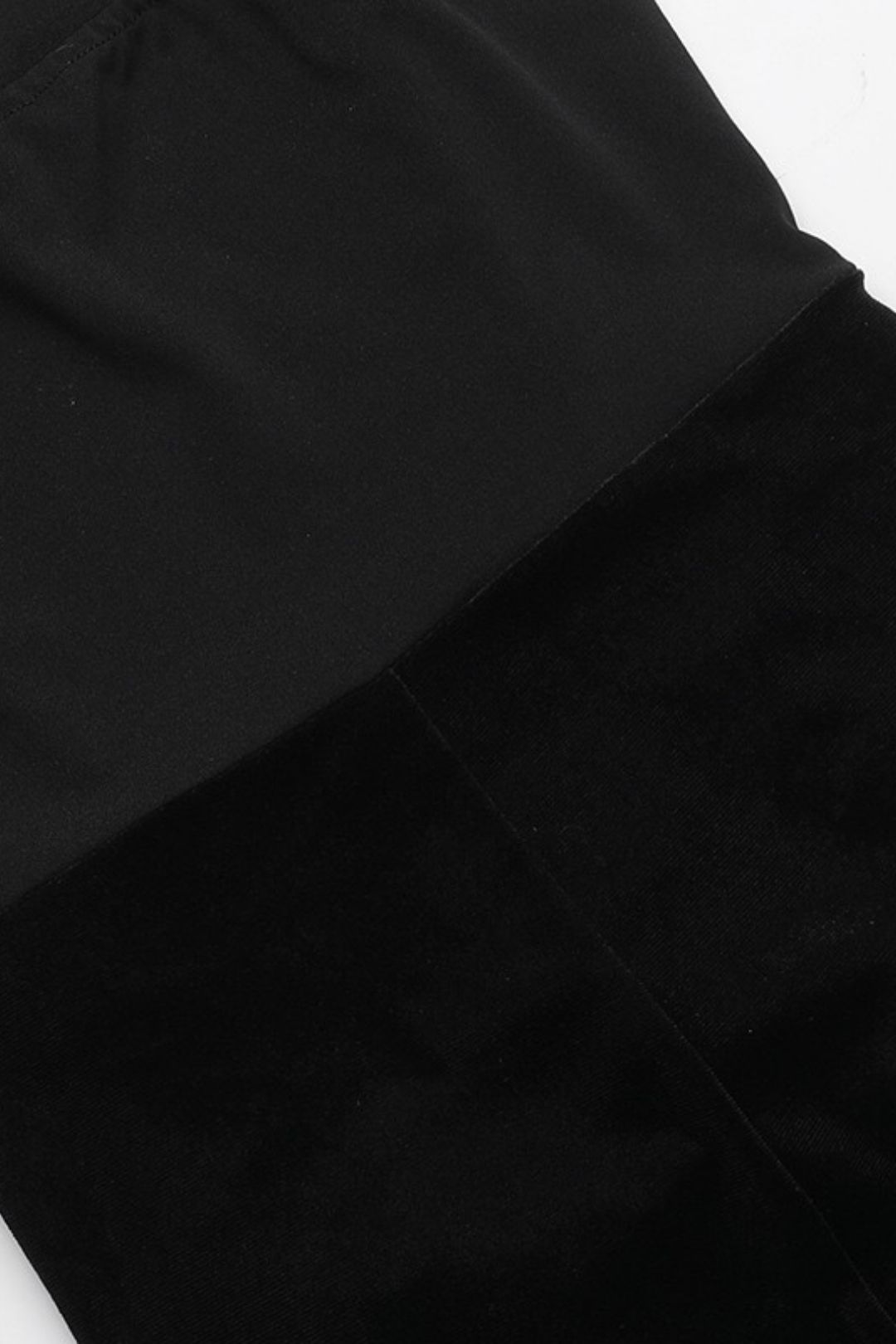 Sexy Velvet Patchwork Waist-cinching Strapless Dress