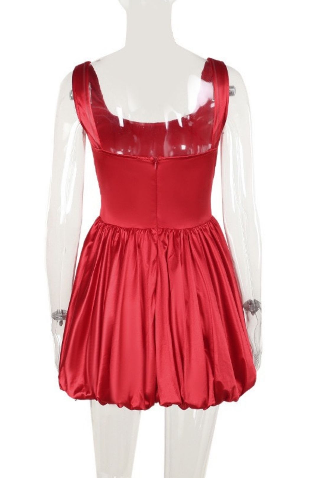 Elegant Slim Fit Waist-cinching Floral Tulle Dress