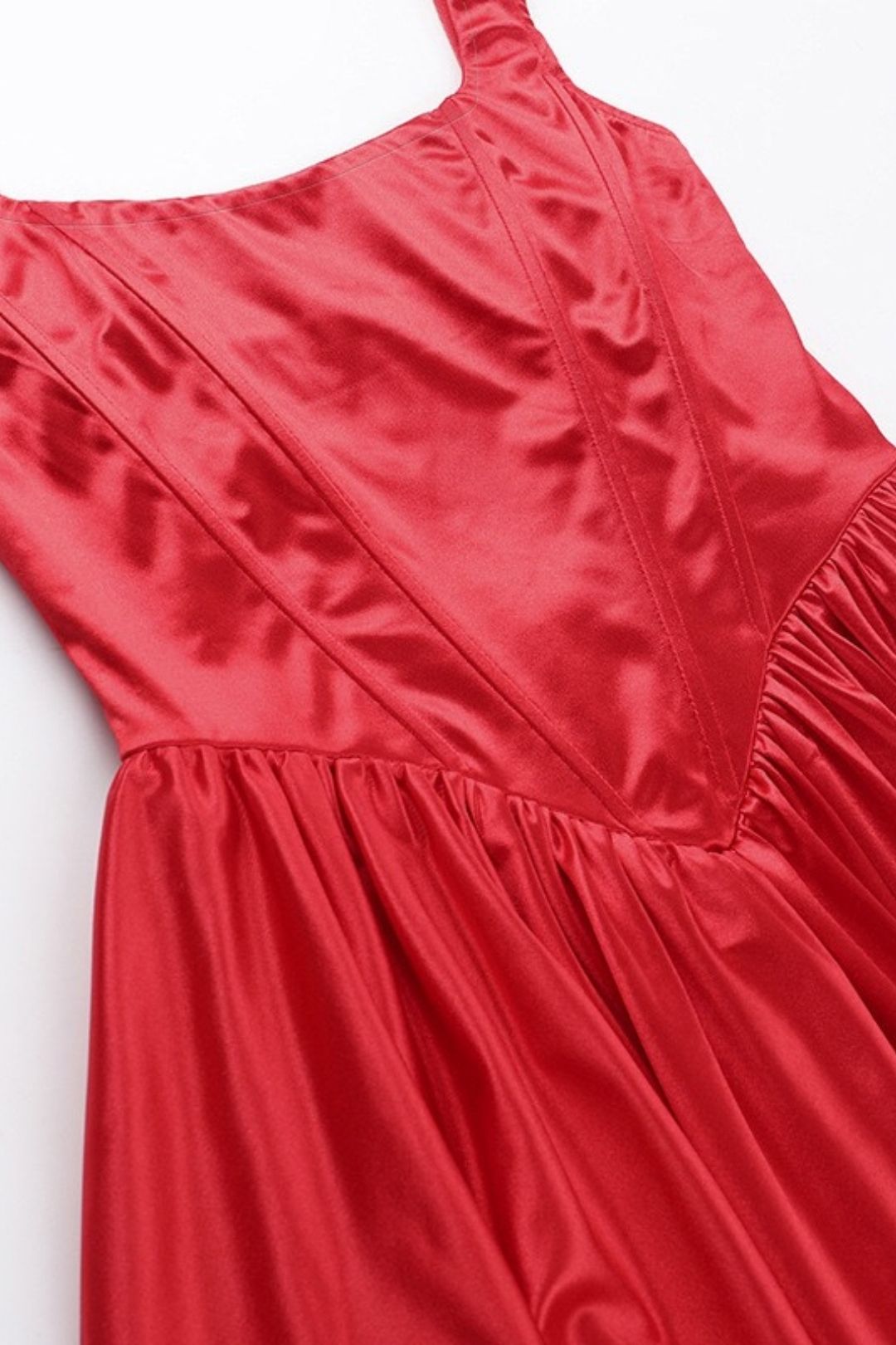 Elegant Slim Fit Waist-cinching Floral Tulle Dress