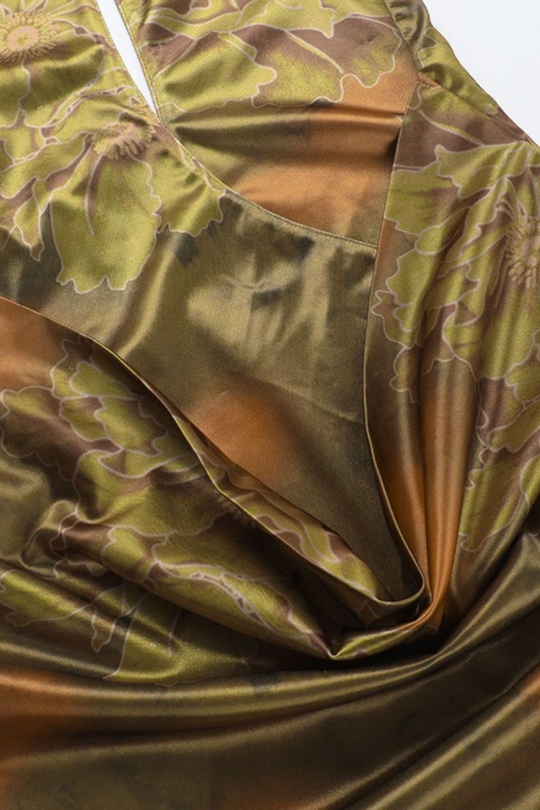 Sexy Backless Floral Print Halter Neck Dress