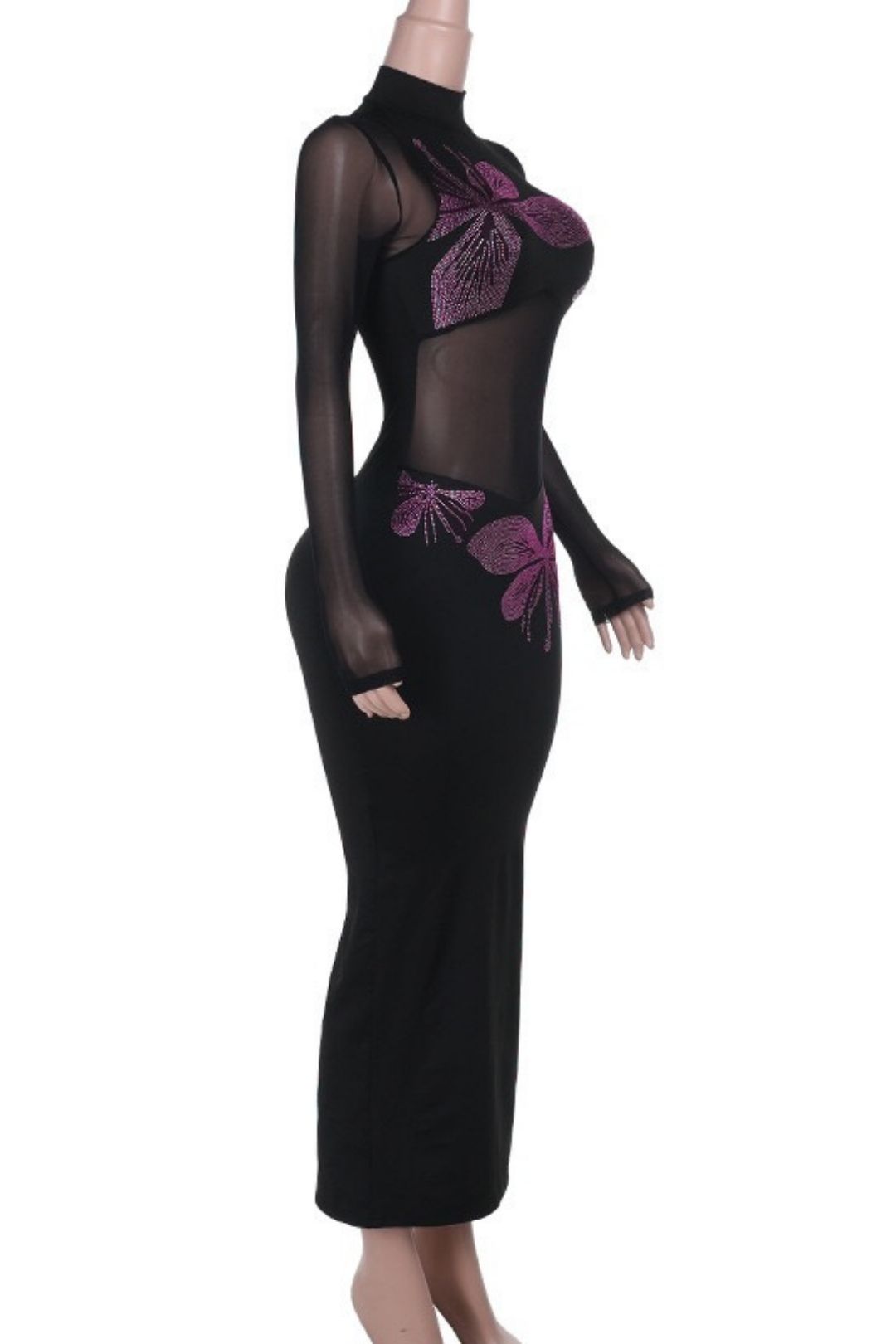 Sexy See-through Bodycon Long Skirt