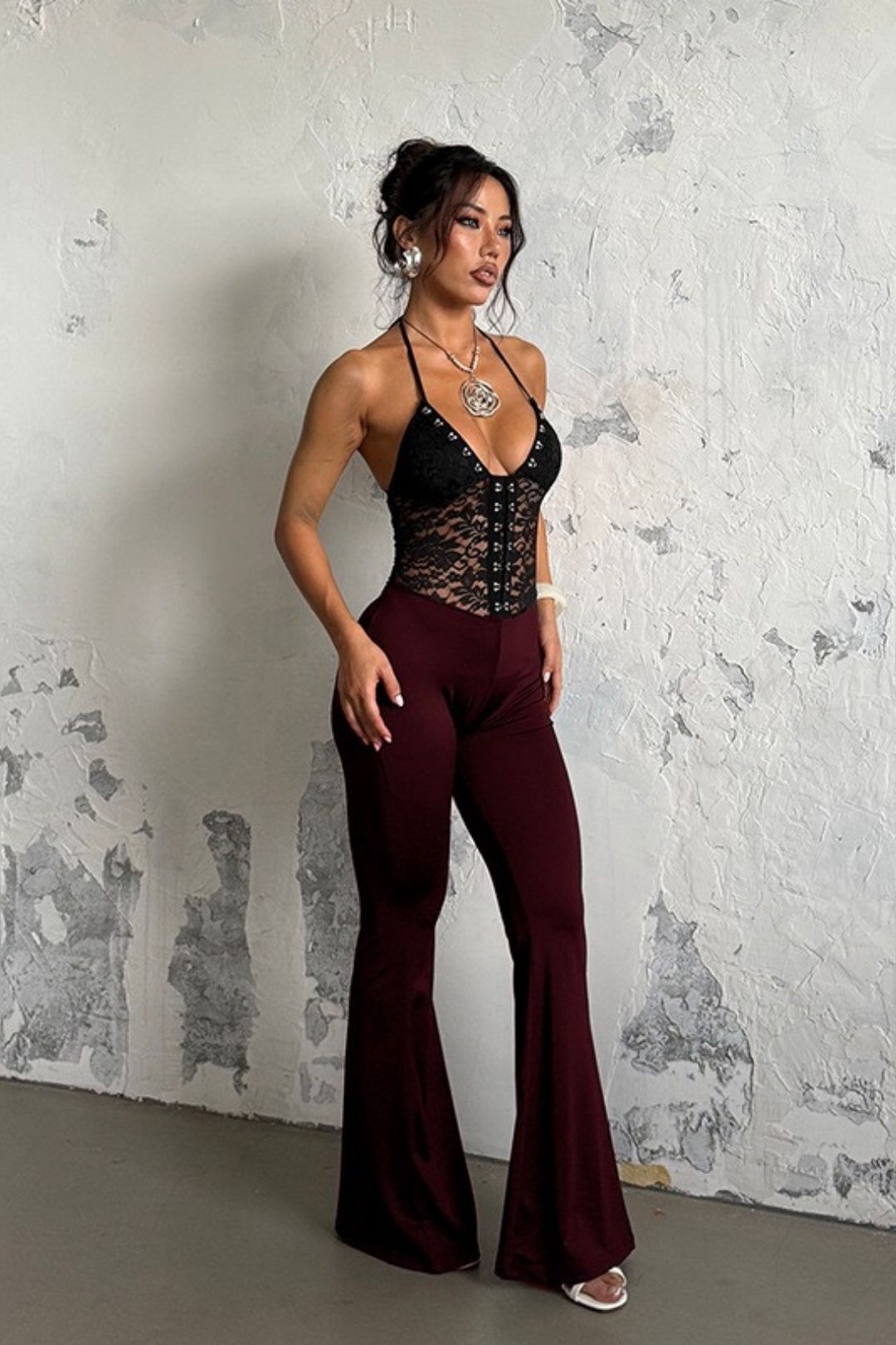 Sexy Lace Slim Suspender Jumpsuit