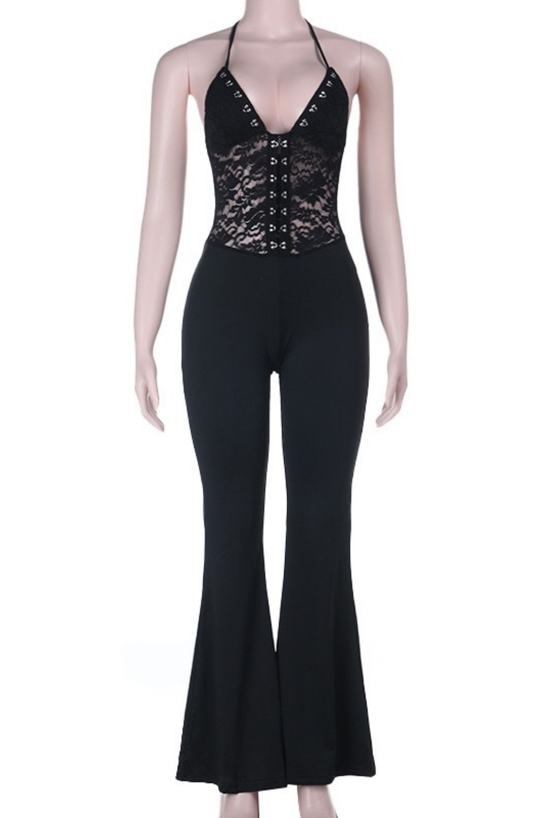Sexy Lace Slim Suspender Jumpsuit