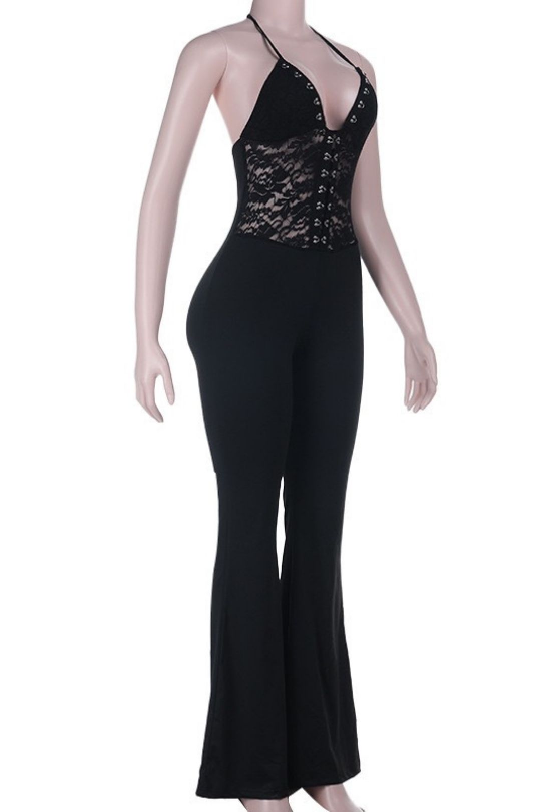 Sexy Lace Slim Suspender Jumpsuit