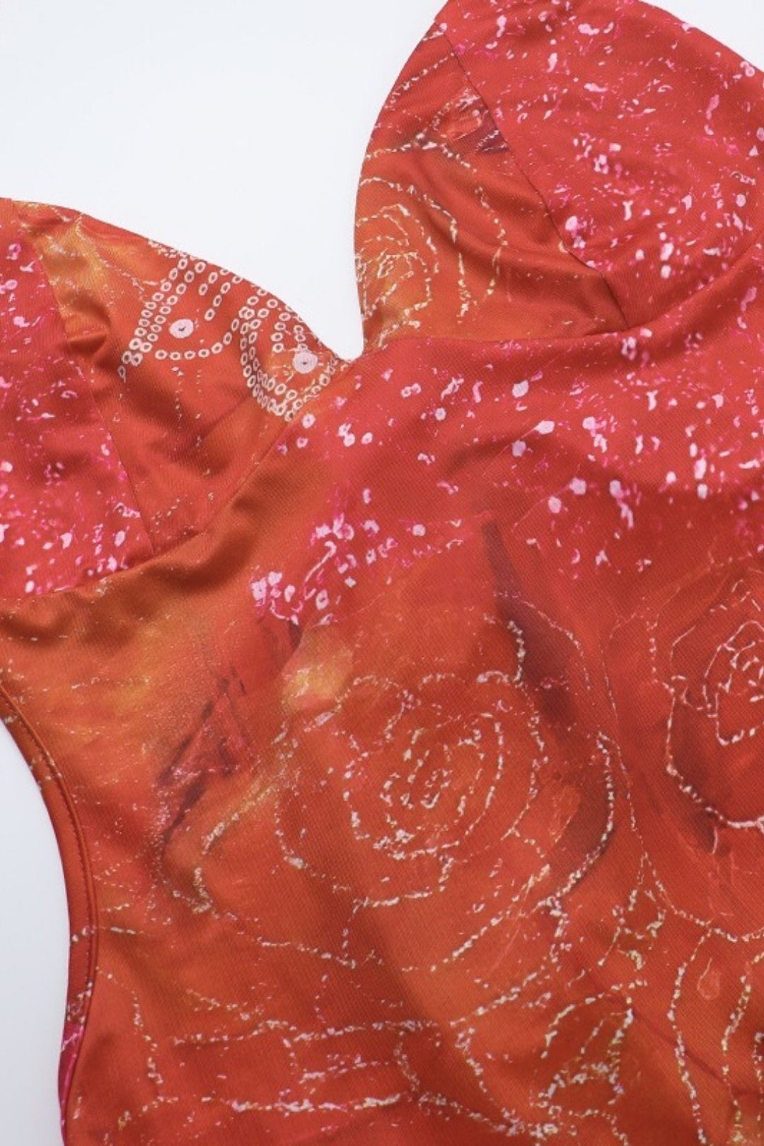 Sexy Printed Holiday Dress