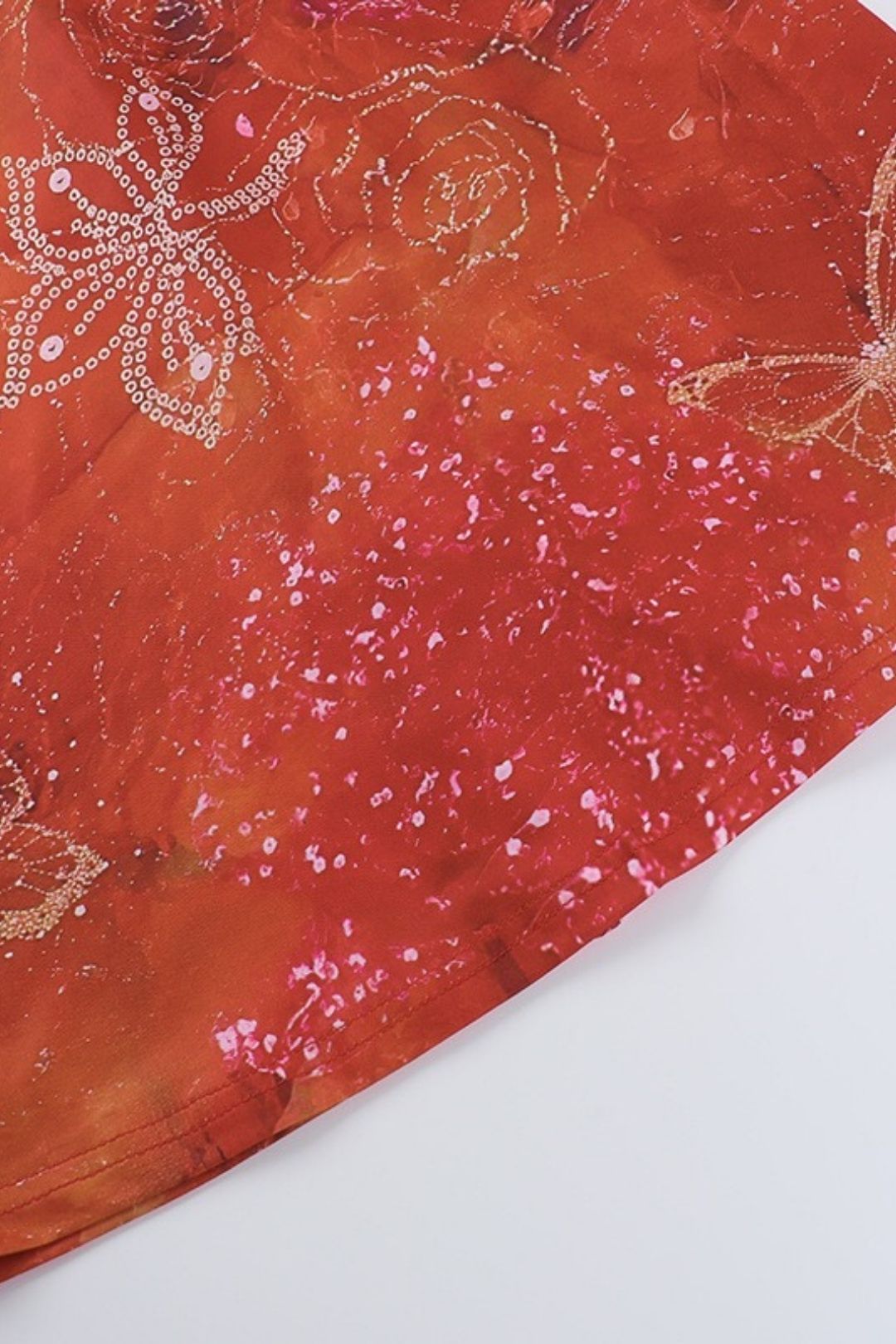 Sexy Printed Holiday Dress