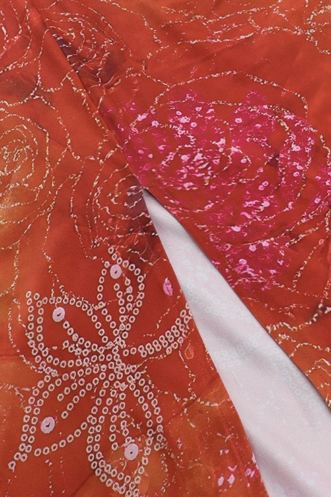 Sexy Printed Holiday Dress