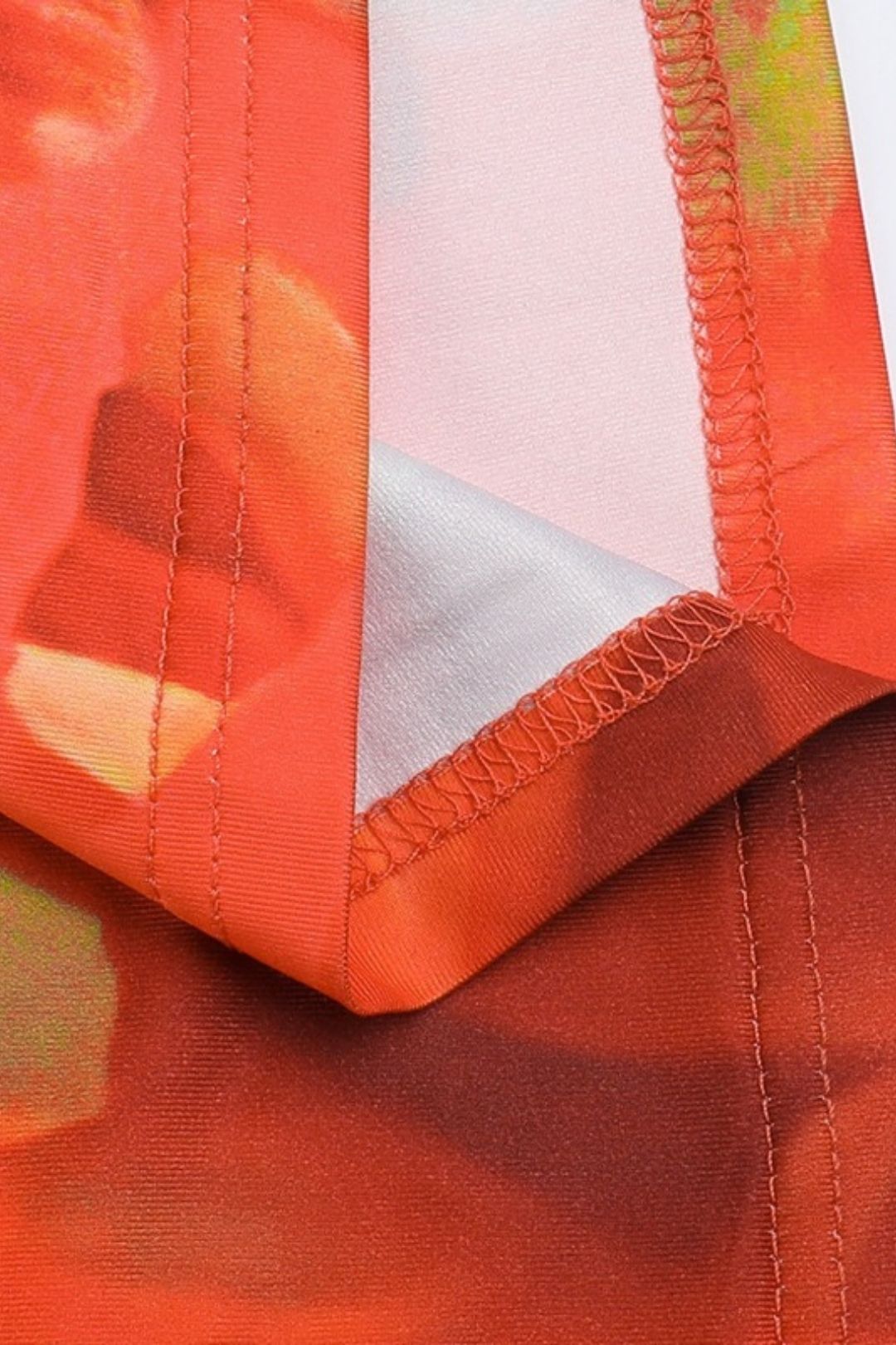 Sexy Slim Printed Printed Slit Holiday Dress