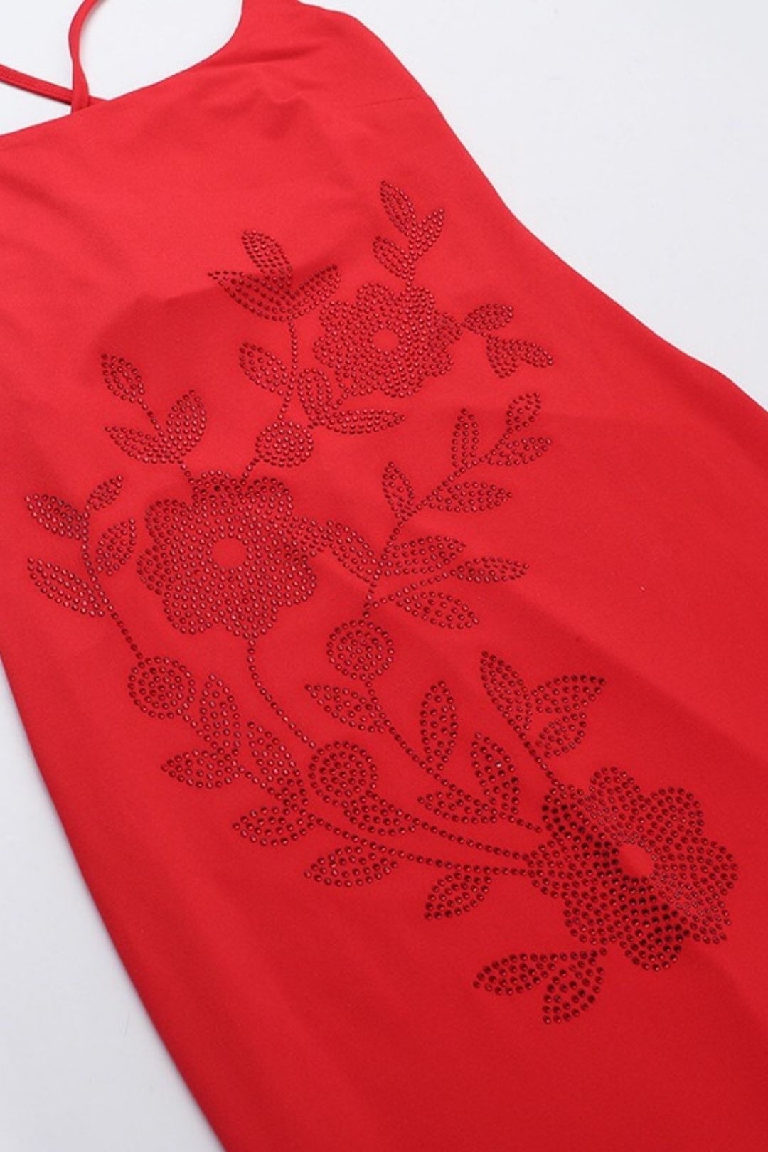 Sexy Long Skirt, Ladylike Temperament, Elegant Slim Fit, Hot Diamond Suspender Dress