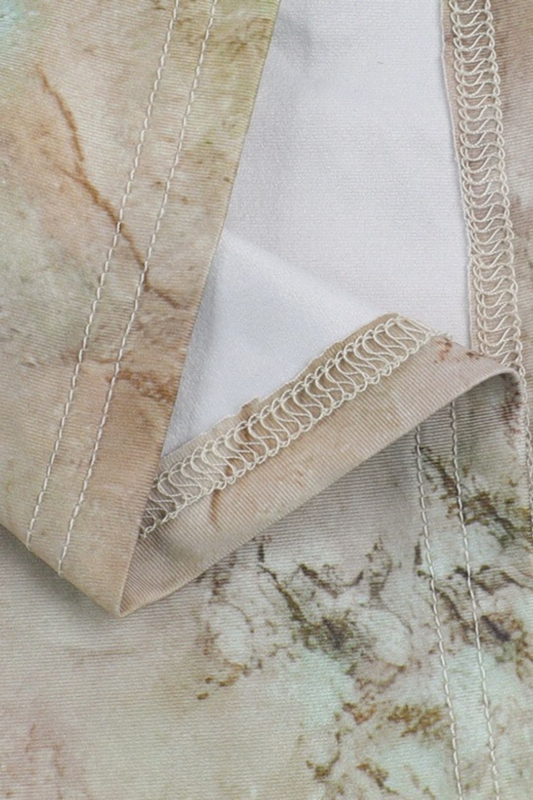 Sexy Hollow-out Print Halter Neck Bodycon Dress