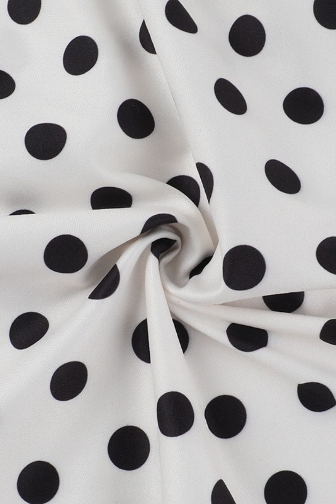 Polka Dot Slim Fit Pleated Skirt, Spaghetti Strap Dress