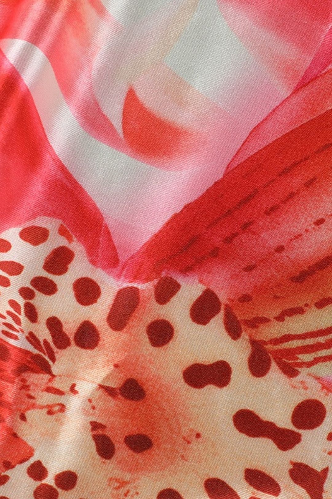 Sexy Vacation Style Printed Backless Hot Girl Bodycon Dress