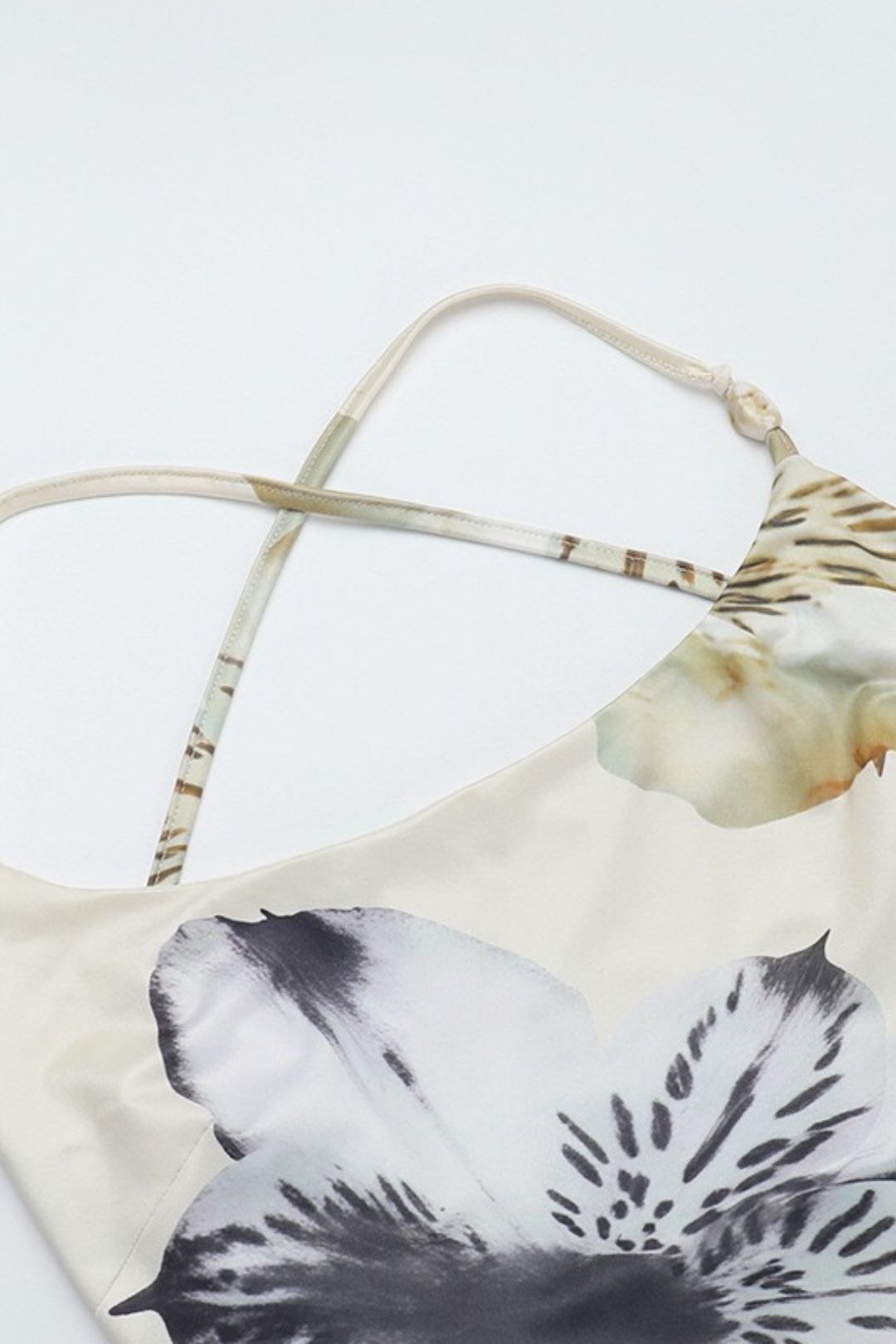 Sexy Printed Backless Vacation Suspender Dress