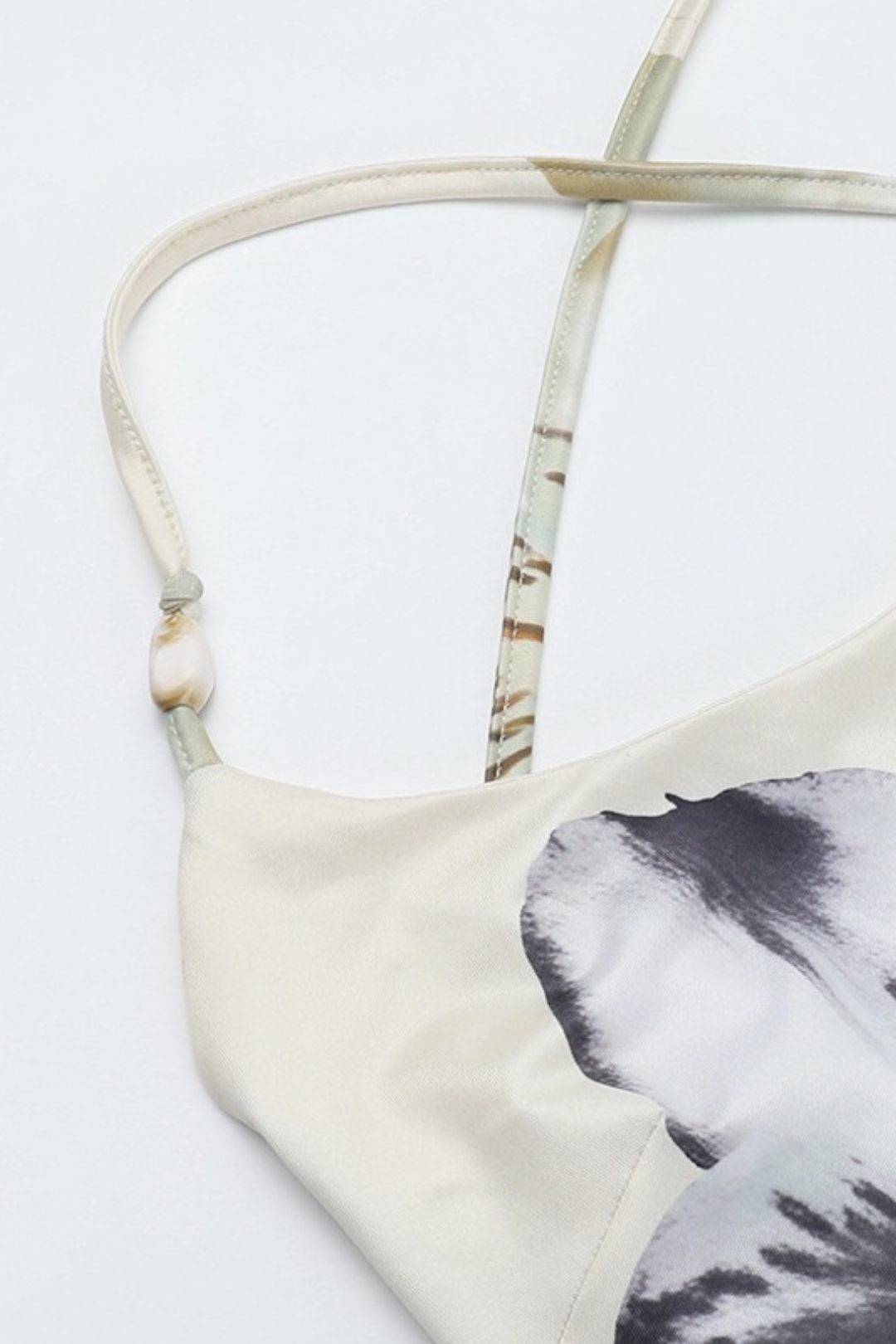 Sexy Printed Backless Vacation Suspender Dress